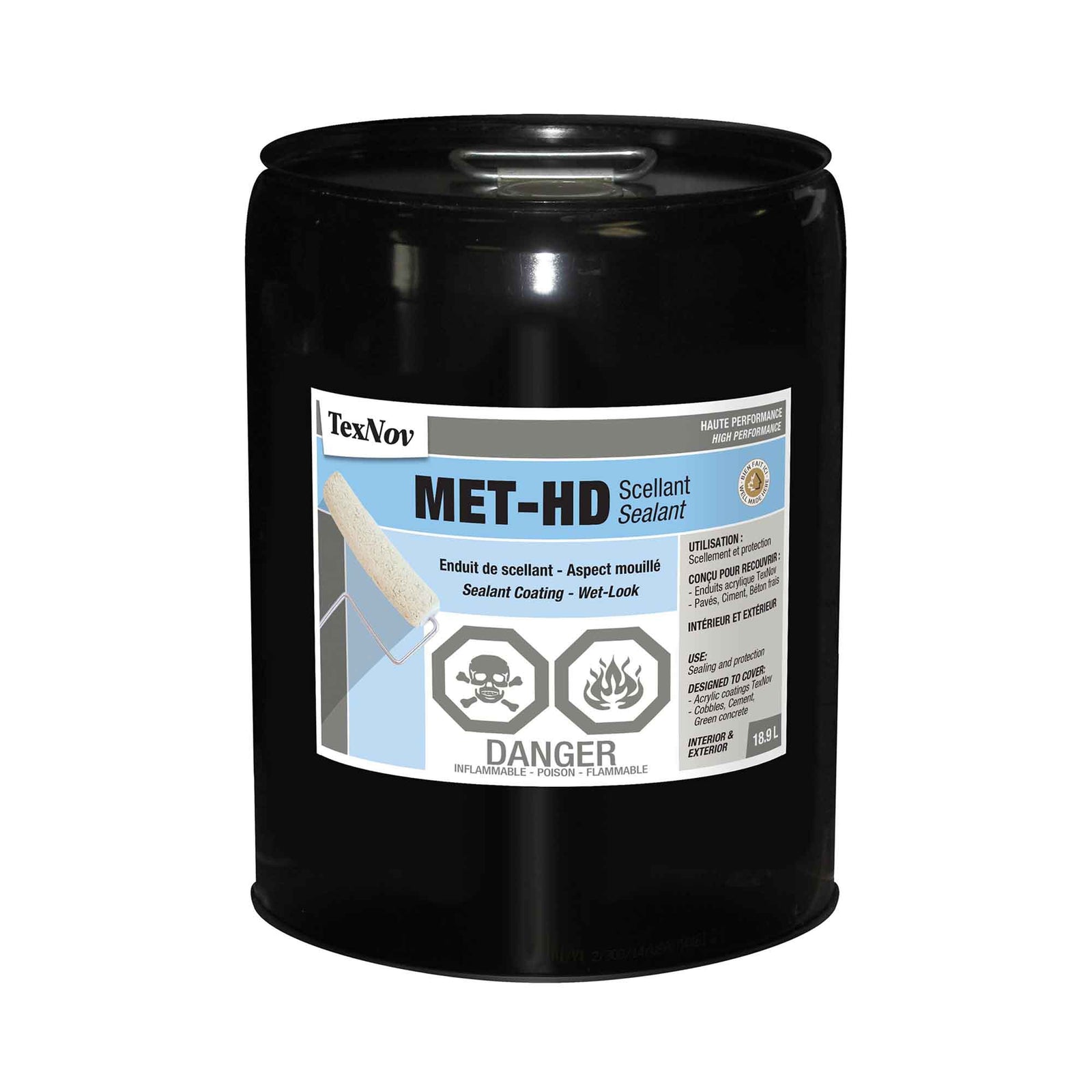 Enduit de scellant Met-HD à aspect mouillé, 18,9 L