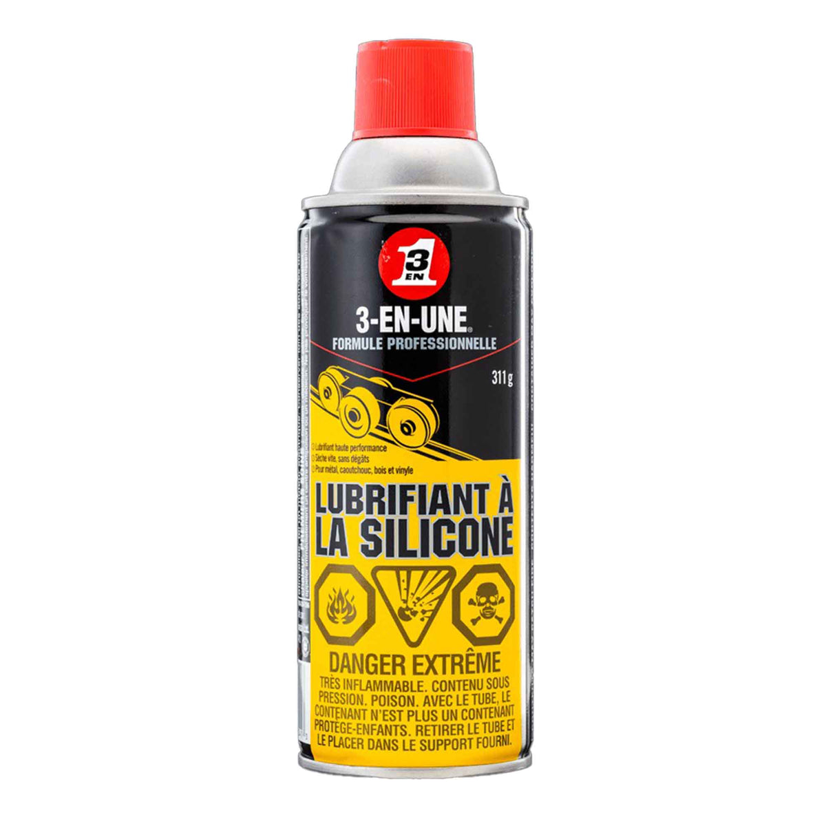 Lubrifiant à la silicone à formule professionnelle, 311 g
