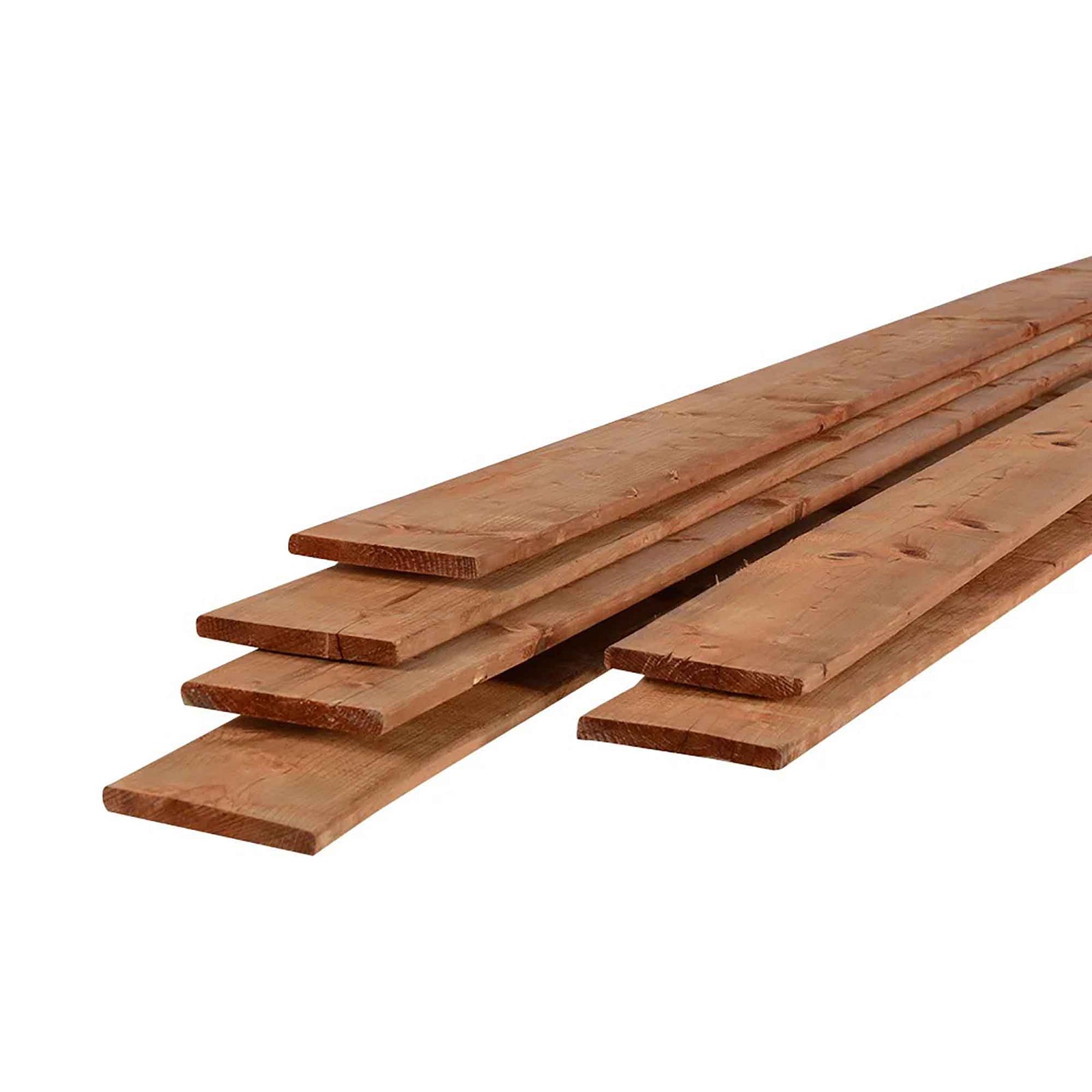 Bois traité brun de Première Qualité, 1" x 6" x 12'