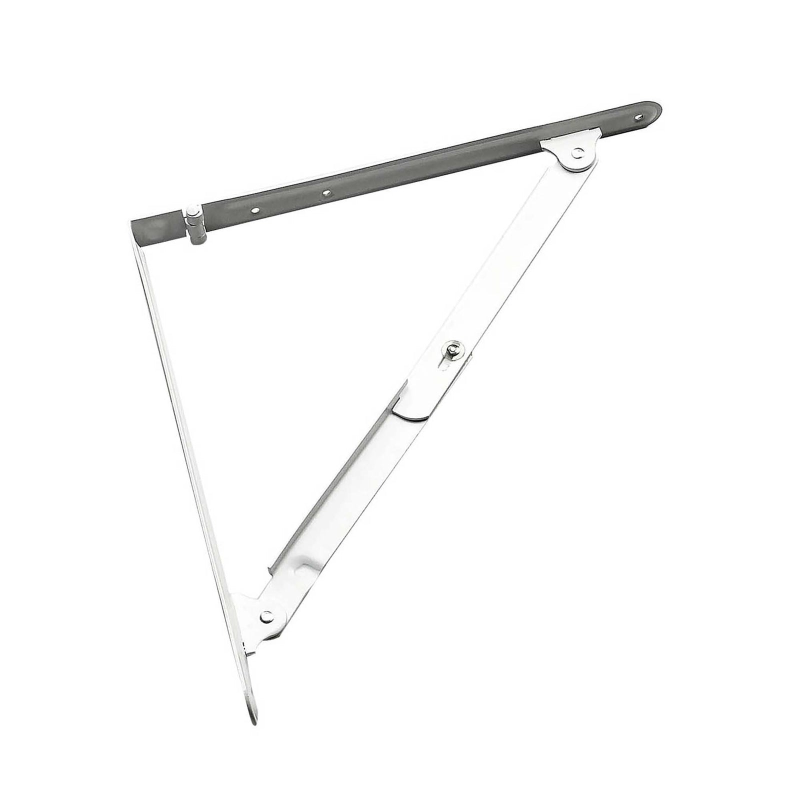 Support blanc pliant à tablette, 12'' x 12''