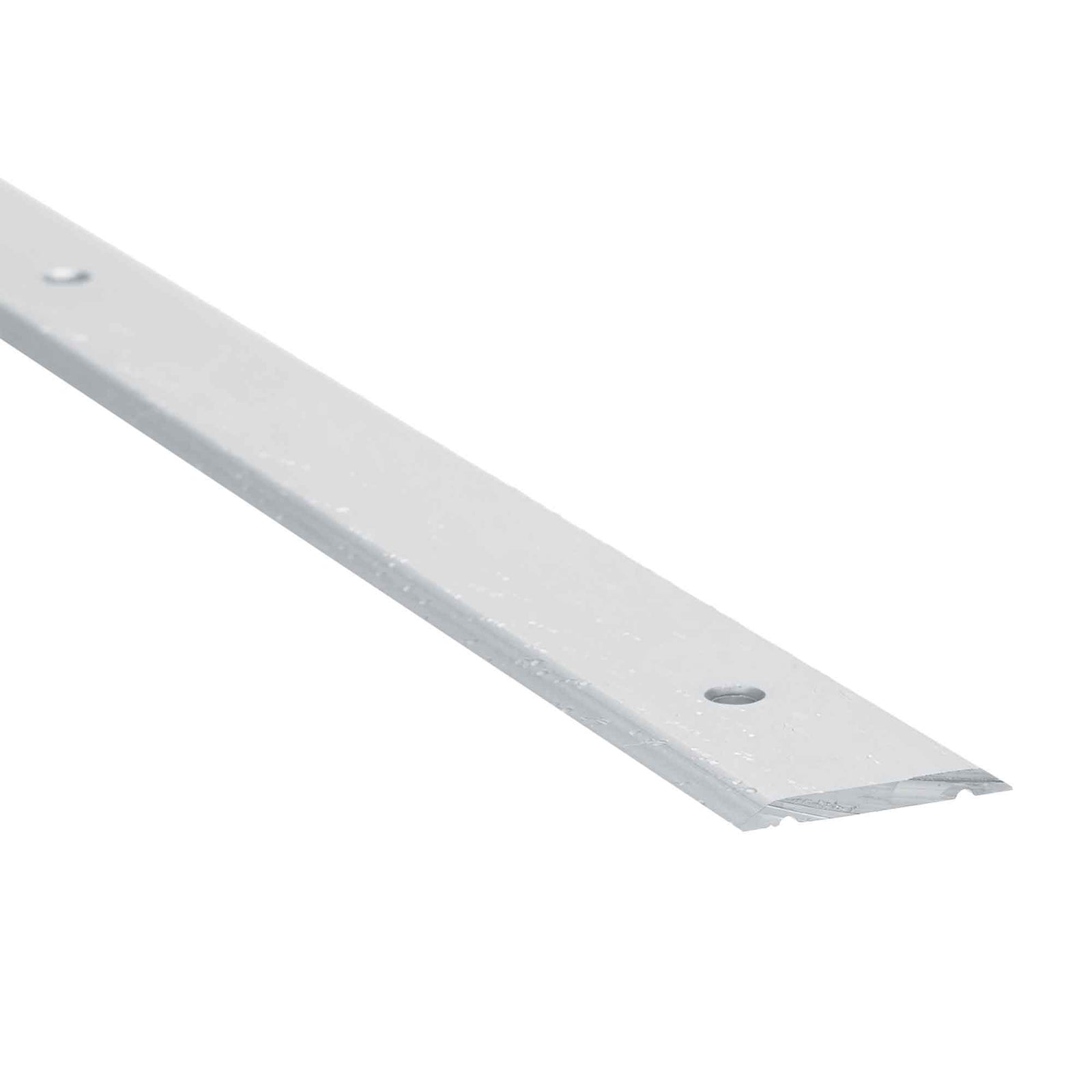 Bordure de joint de plancher argent brillant, 1" x 3'