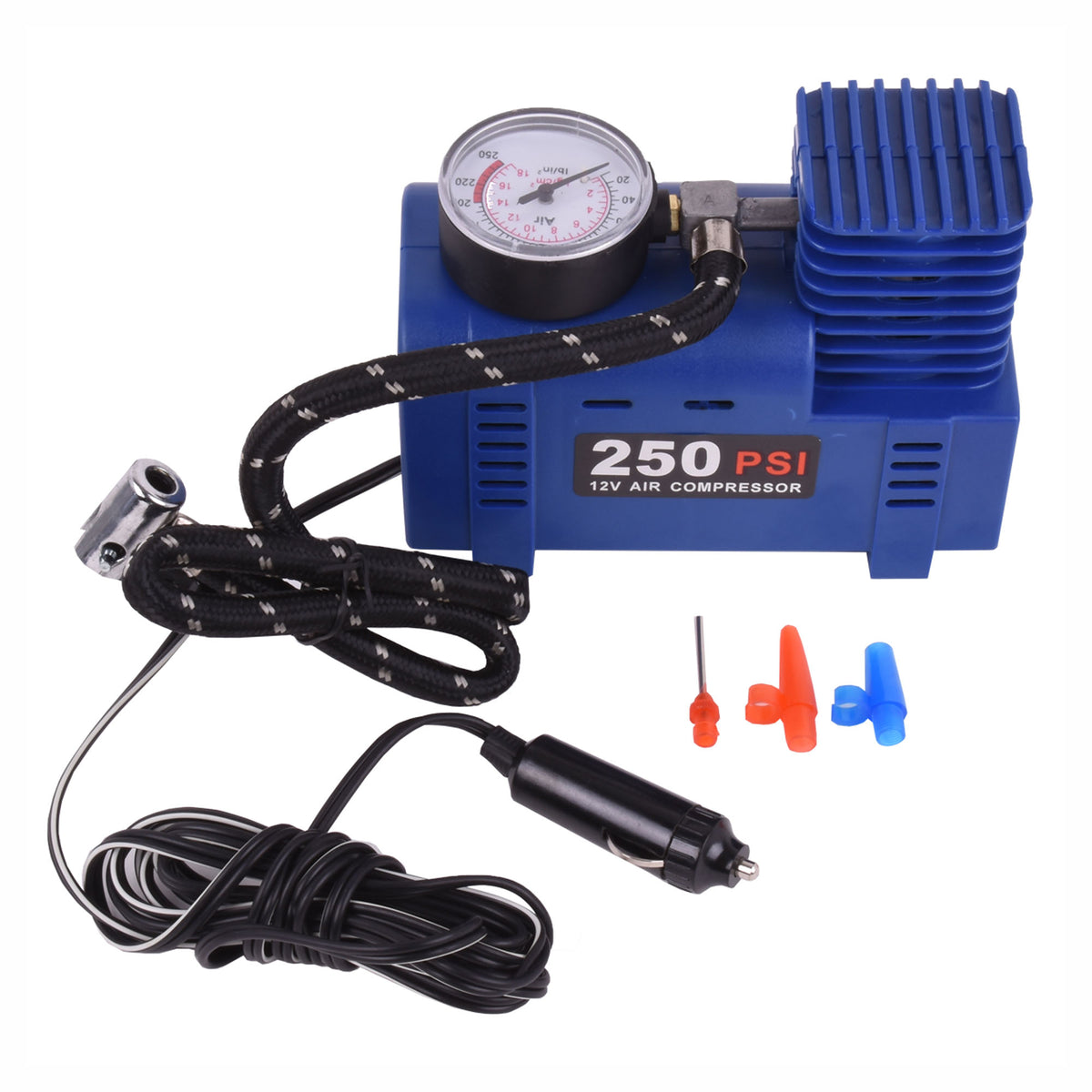 Compresseur d’air de 12 V, 250 PSI