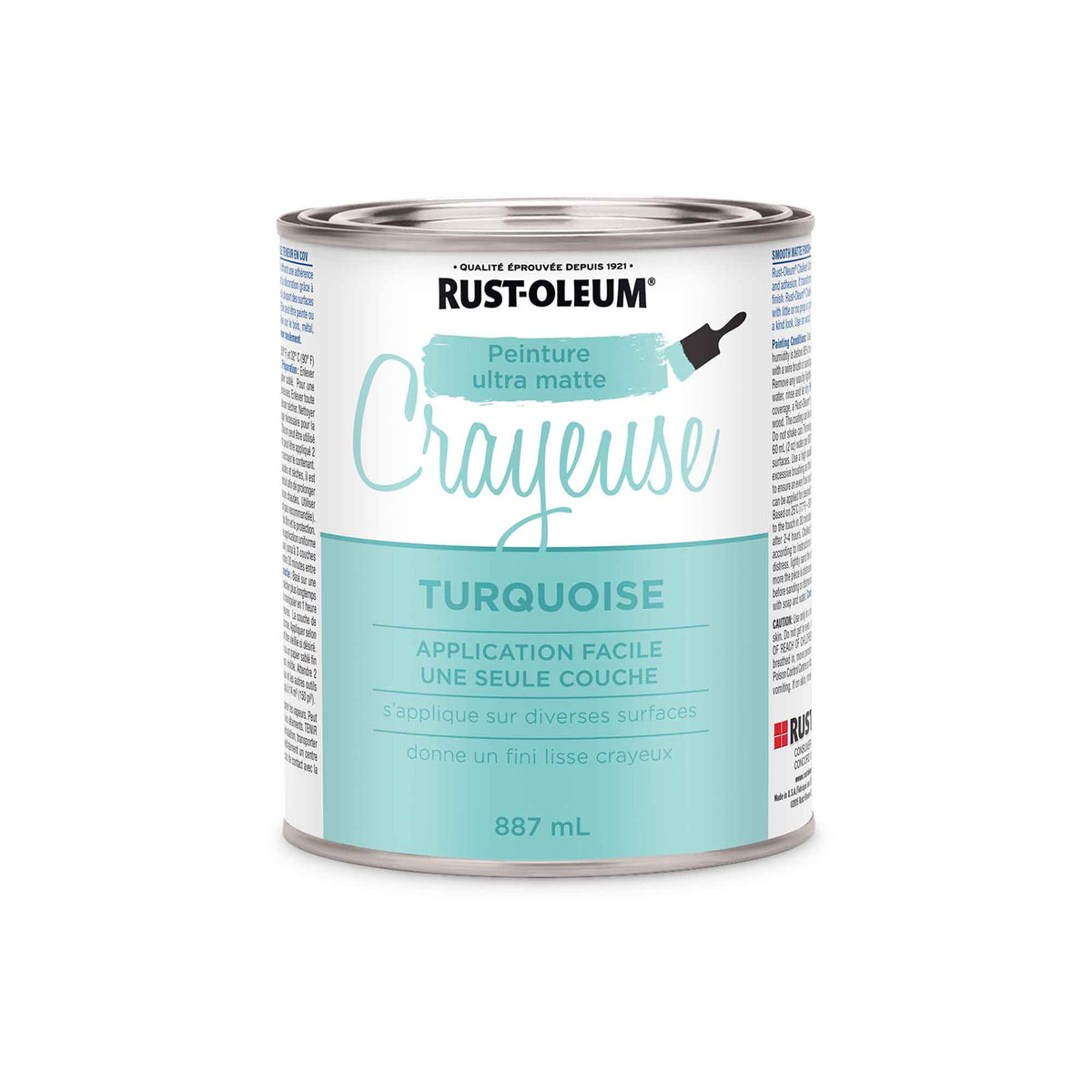 Peinture à la craie Ultra Mate turquoise, 887 ml