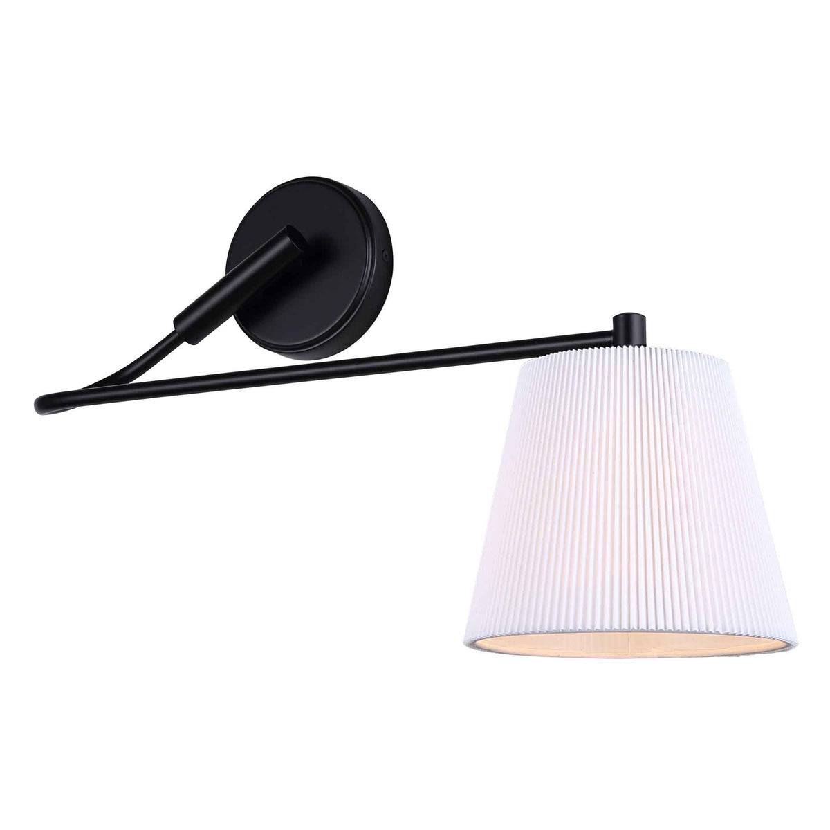 Luminaire mural ASPEN à 1 lumière, noir