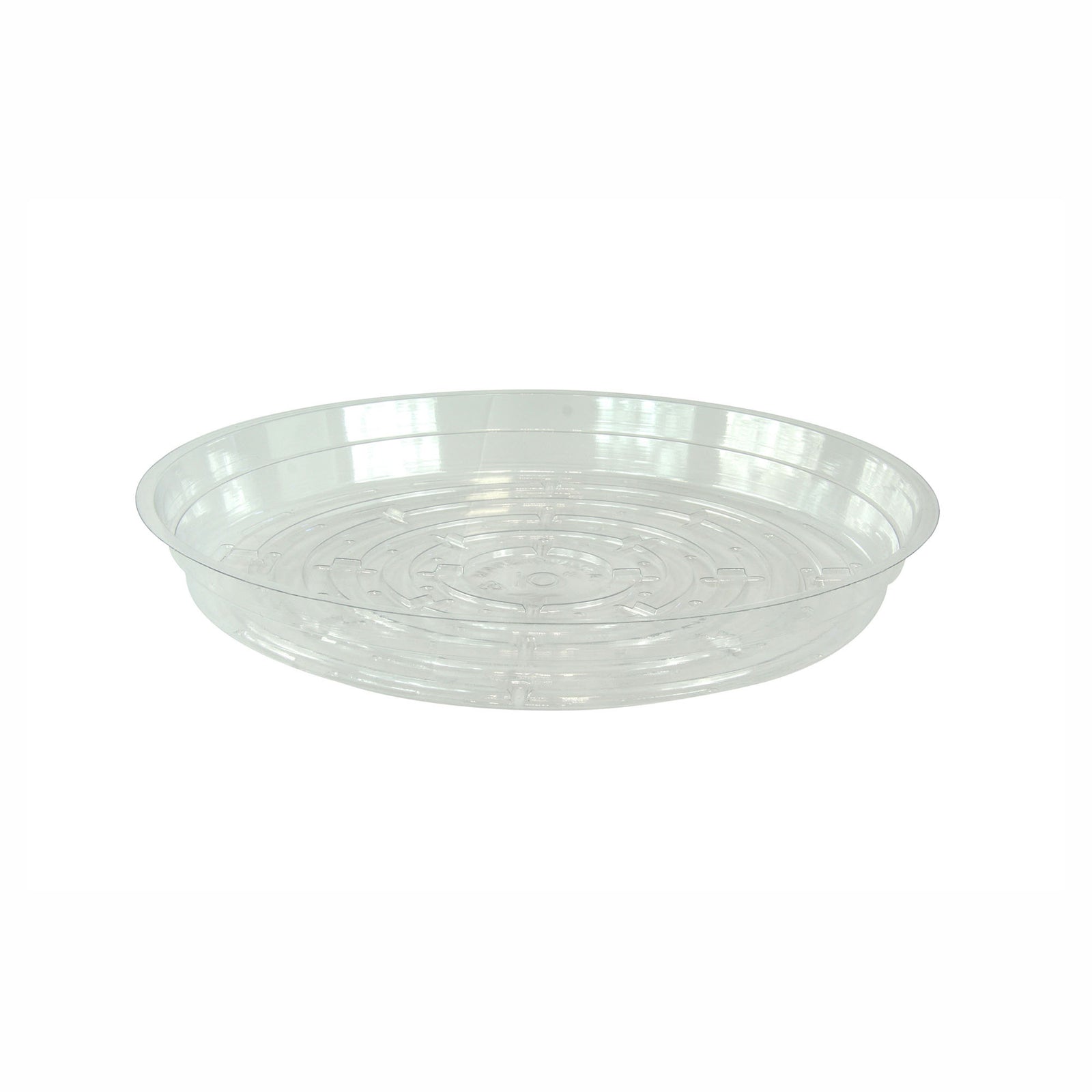 Soucoupe ronde en plastique, 10"