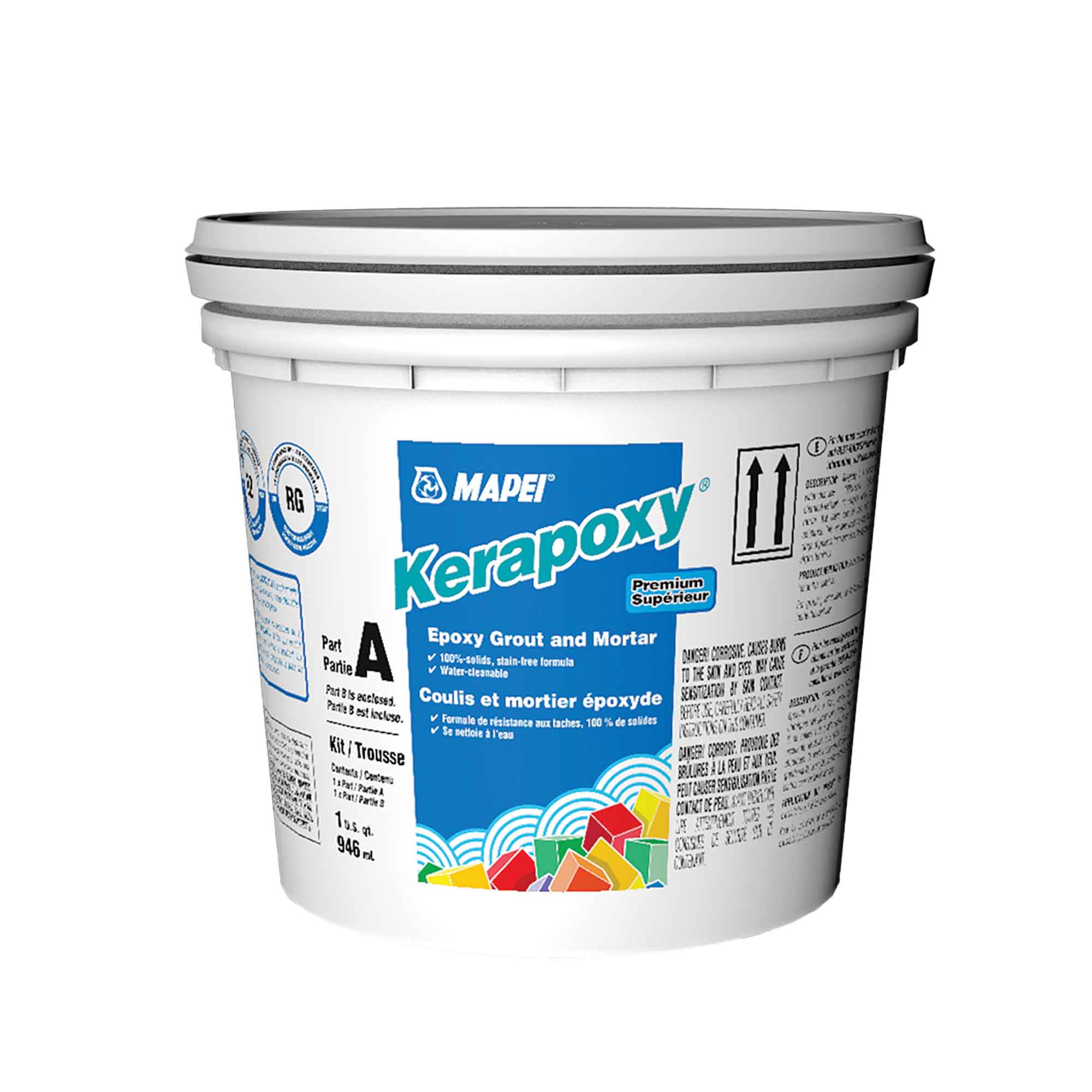 Coulis et mortier époxyde Kerapoxy de 946 ml, givre #77