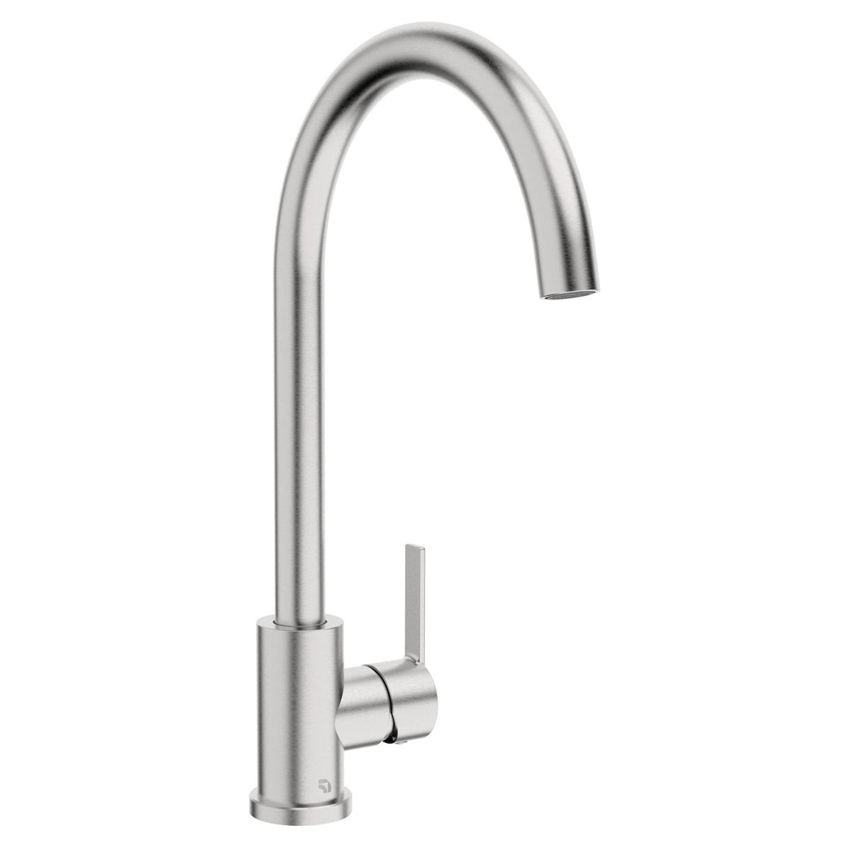Robinet d'évier de cuisine Classic avec bec pivotant, acier inoxydable