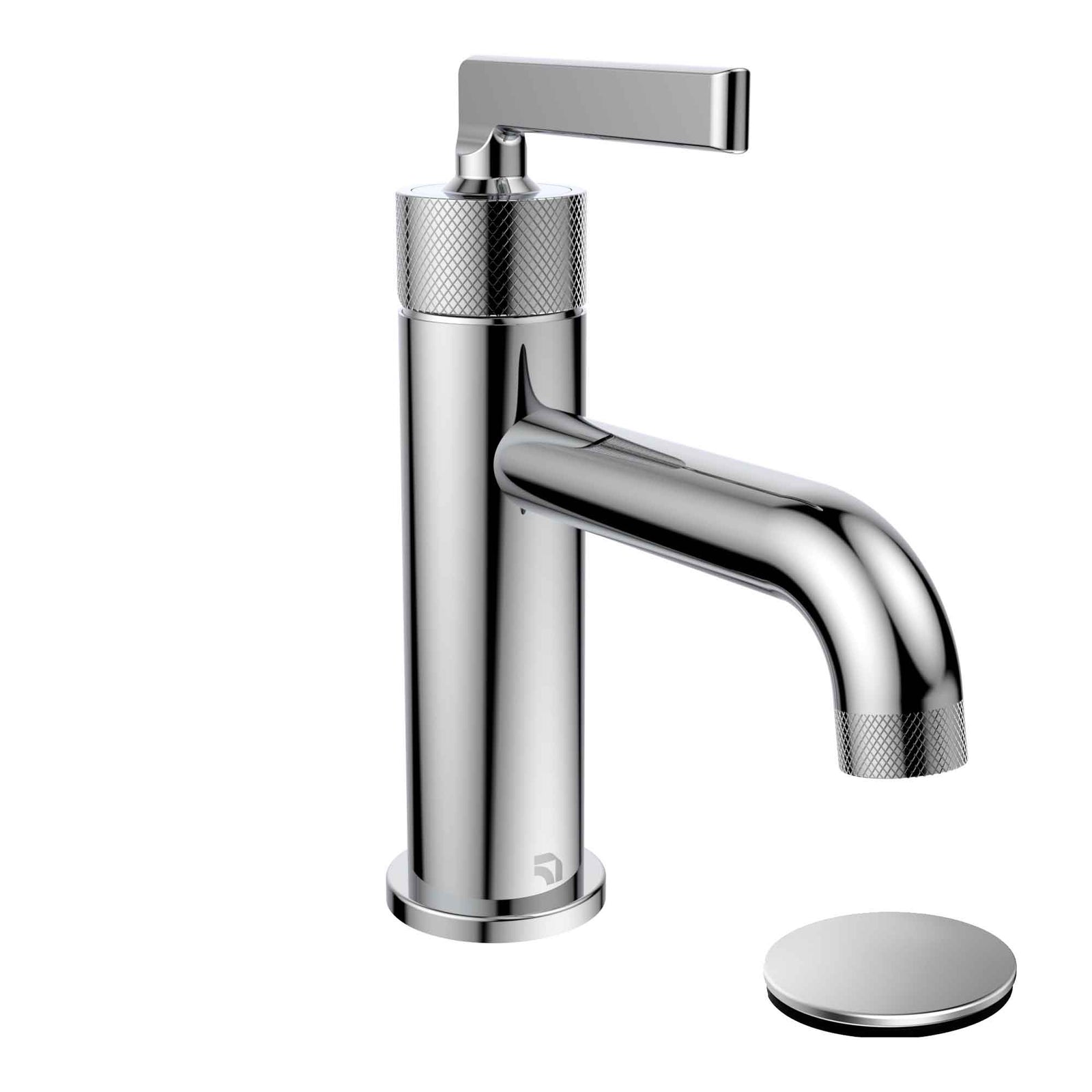 Robinet pour lavabo de salle de bain avec contrôle de volume à 1 poignée INDY, chrome