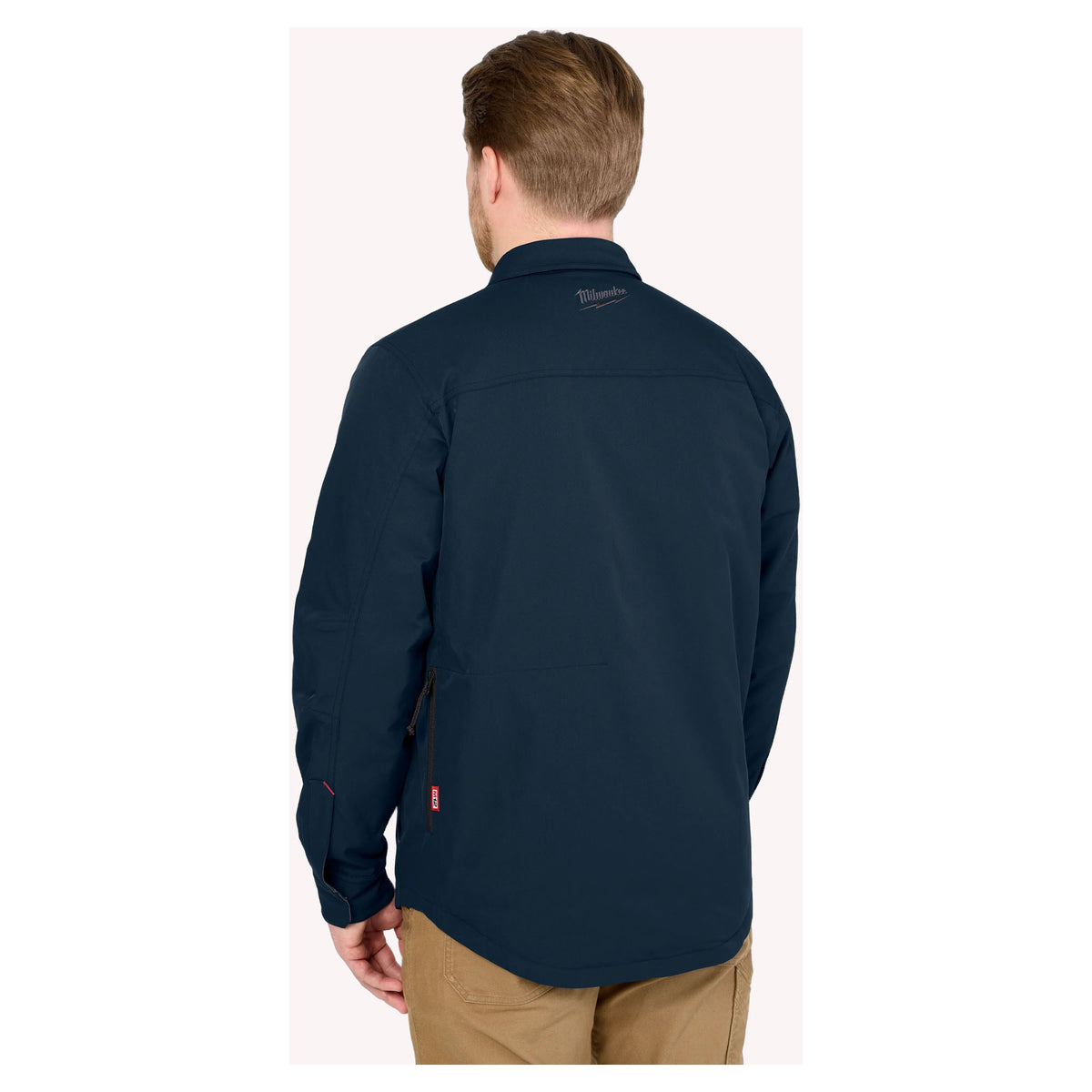 Veste-chemise chauffante M12, moyen (Bleu marine)