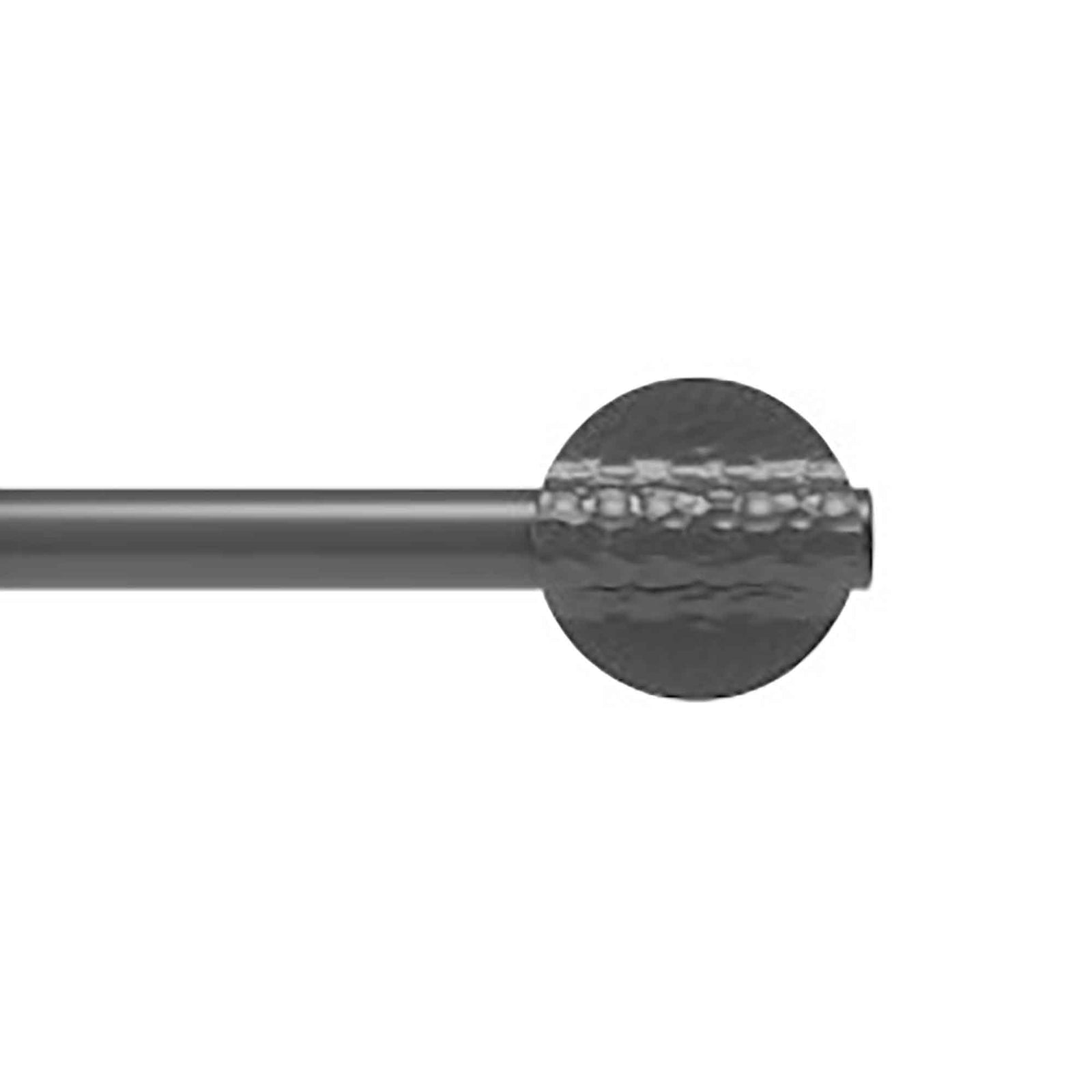 Tringle à rideaux Odyssey, noir mat (42" à 120")