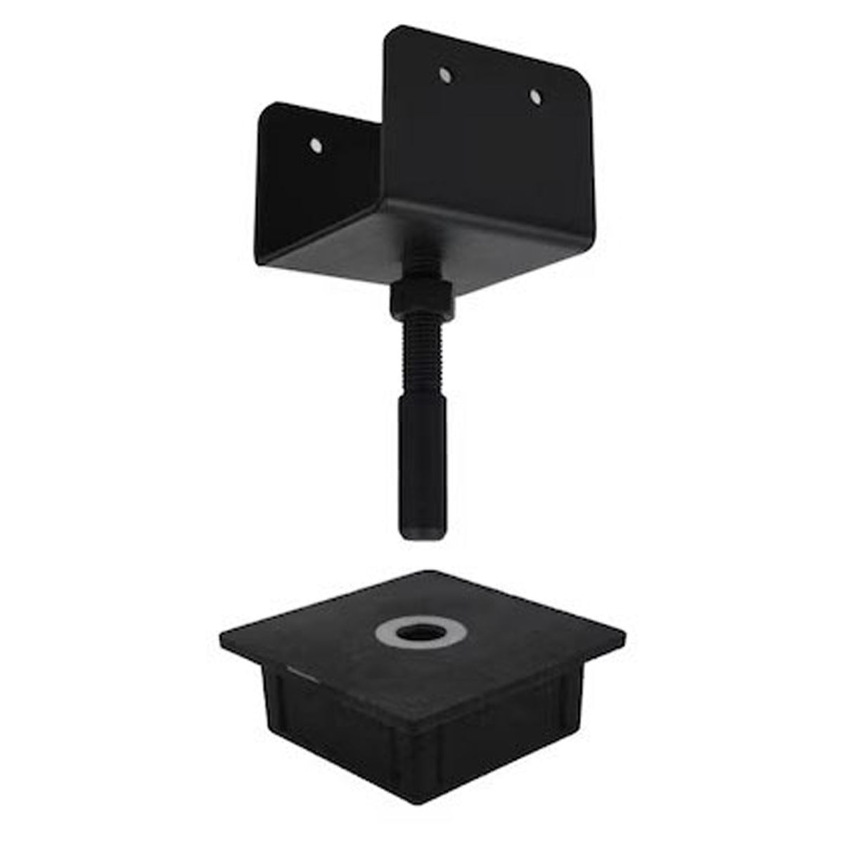 Support avec réglage de la hauteur pour terrasse, 4" x 4" x 7" (2 pièces)