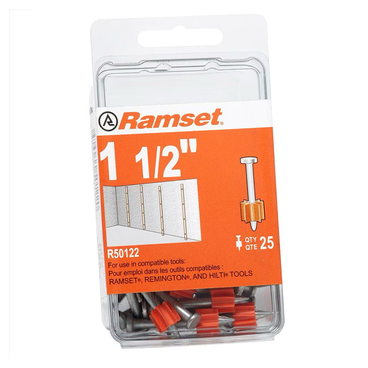 Goujon d'ancrage pour béton, 1-1/2" (25 unités)