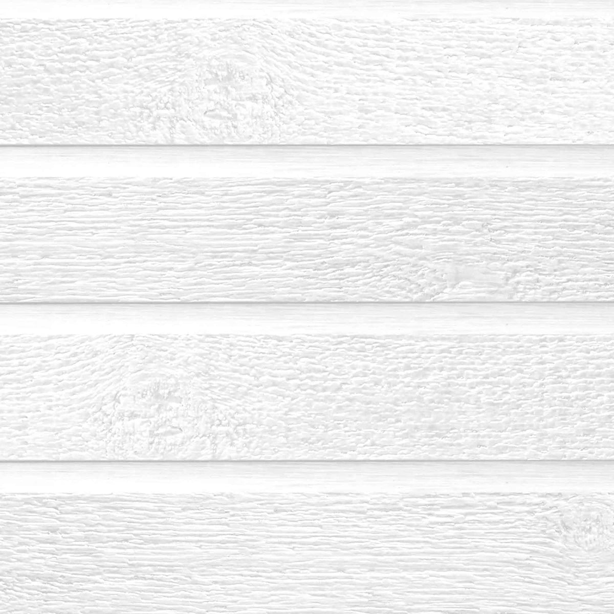 Revêtement d&#39;extérieur Ridgewood D-5 de 12&quot; x 7/16&quot; x 12&#39;, blanc