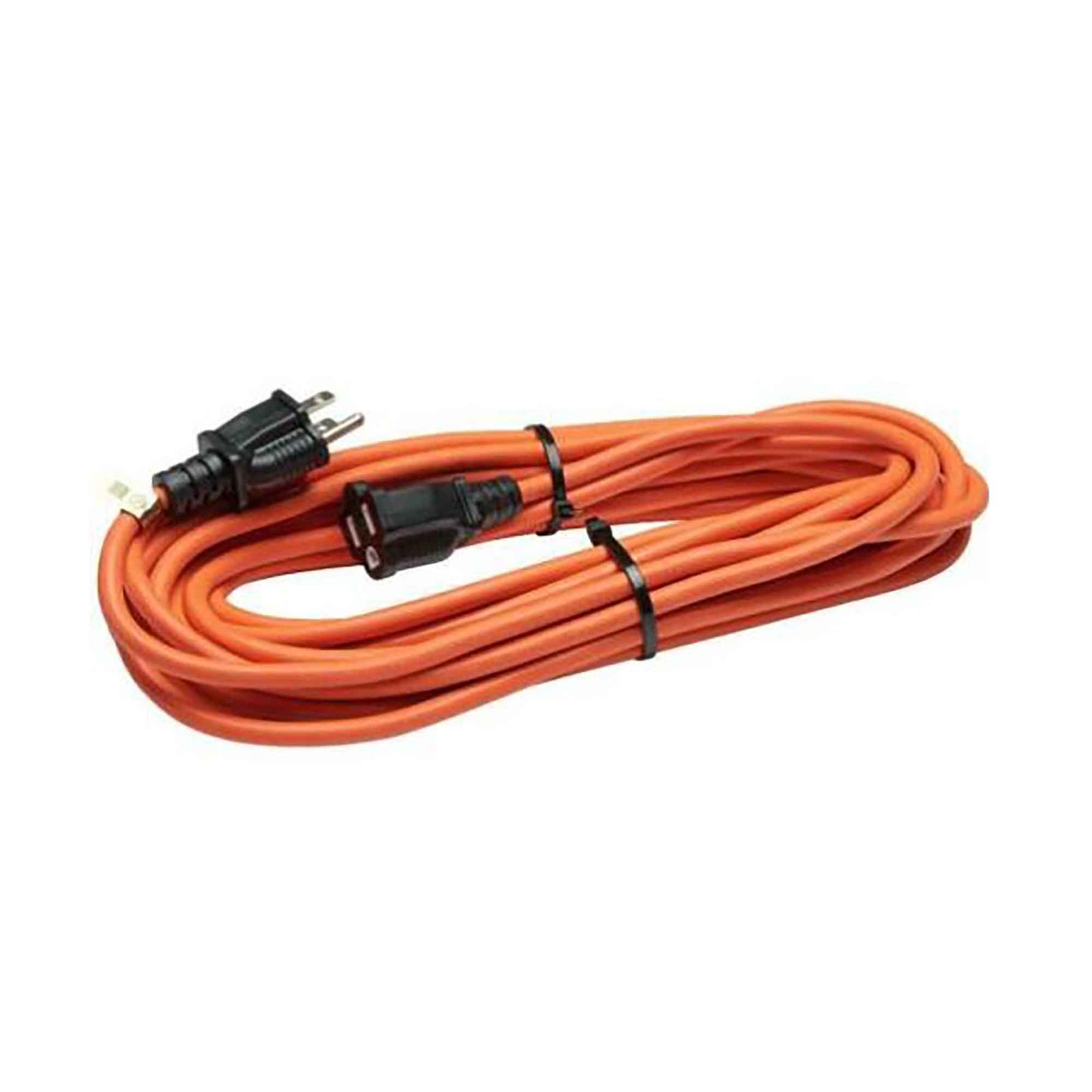 Rallonge électrique à cordon 16/3 SJTW de 3 m à 1 prise, orange