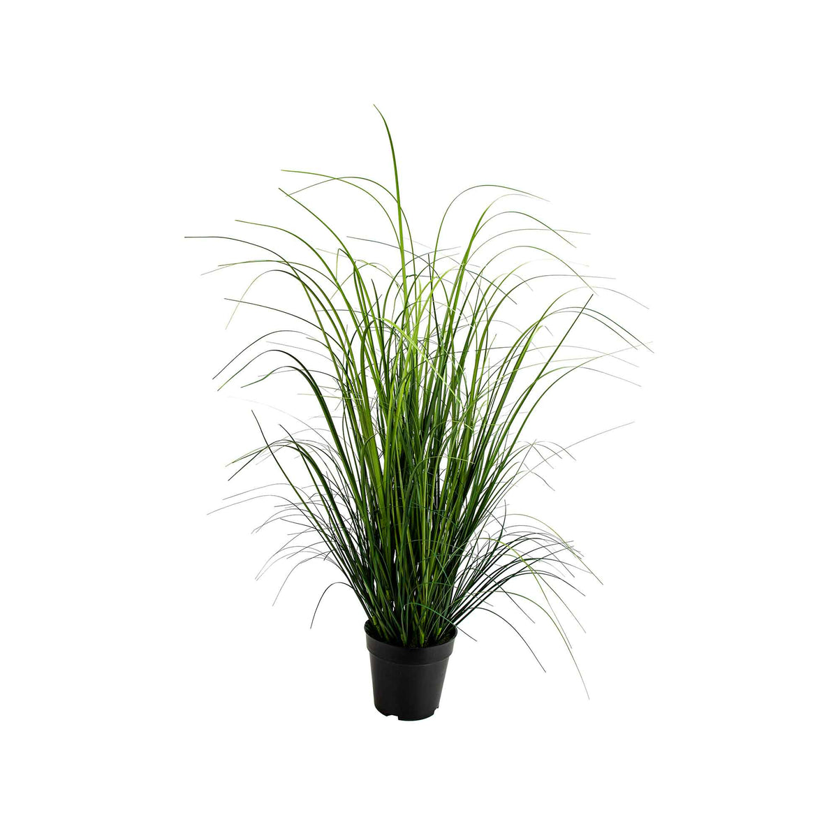 Herbe d'oignon artificielle traitée anti-UV en pot, 35,4"