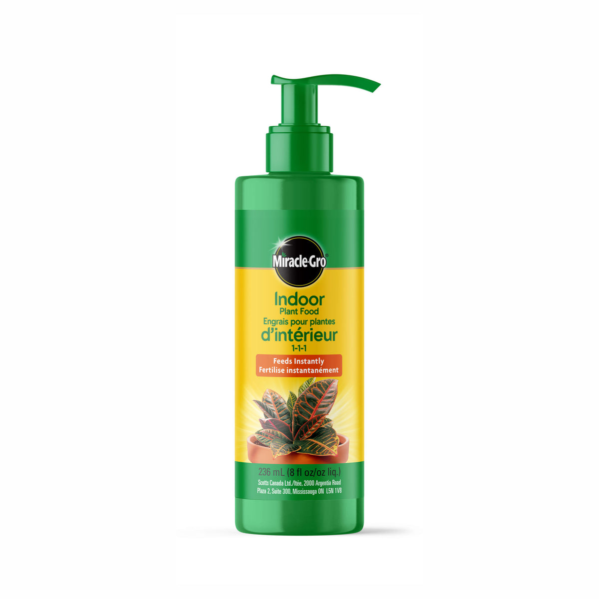 Engrais pour plantes d’intérieur 1-1-1, 236 ml