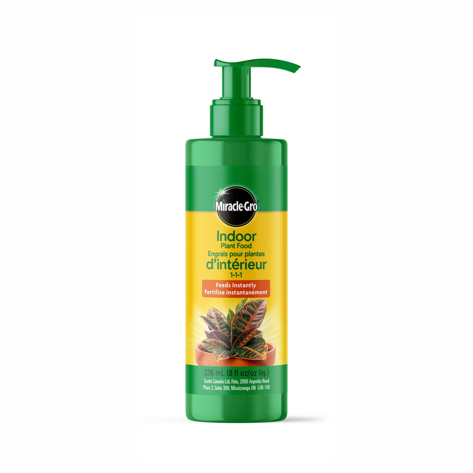 Engrais pour plantes d’intérieur 1-1-1, 236 ml