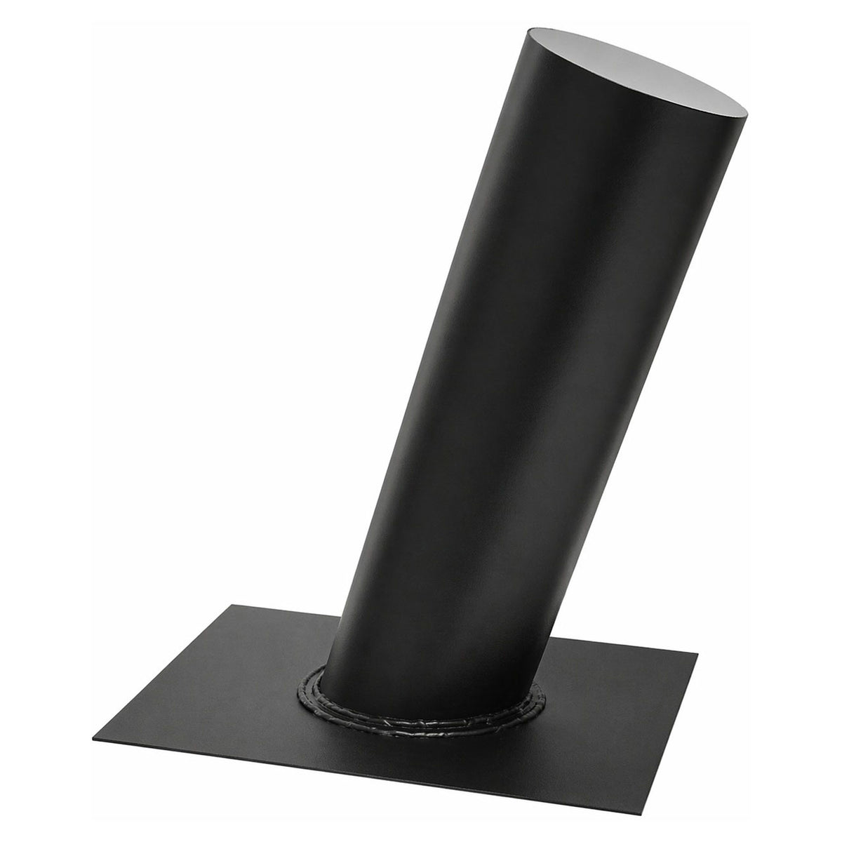 Évent de plomberie pour toiture en pente de 8/12, 5" x 18" (noir)