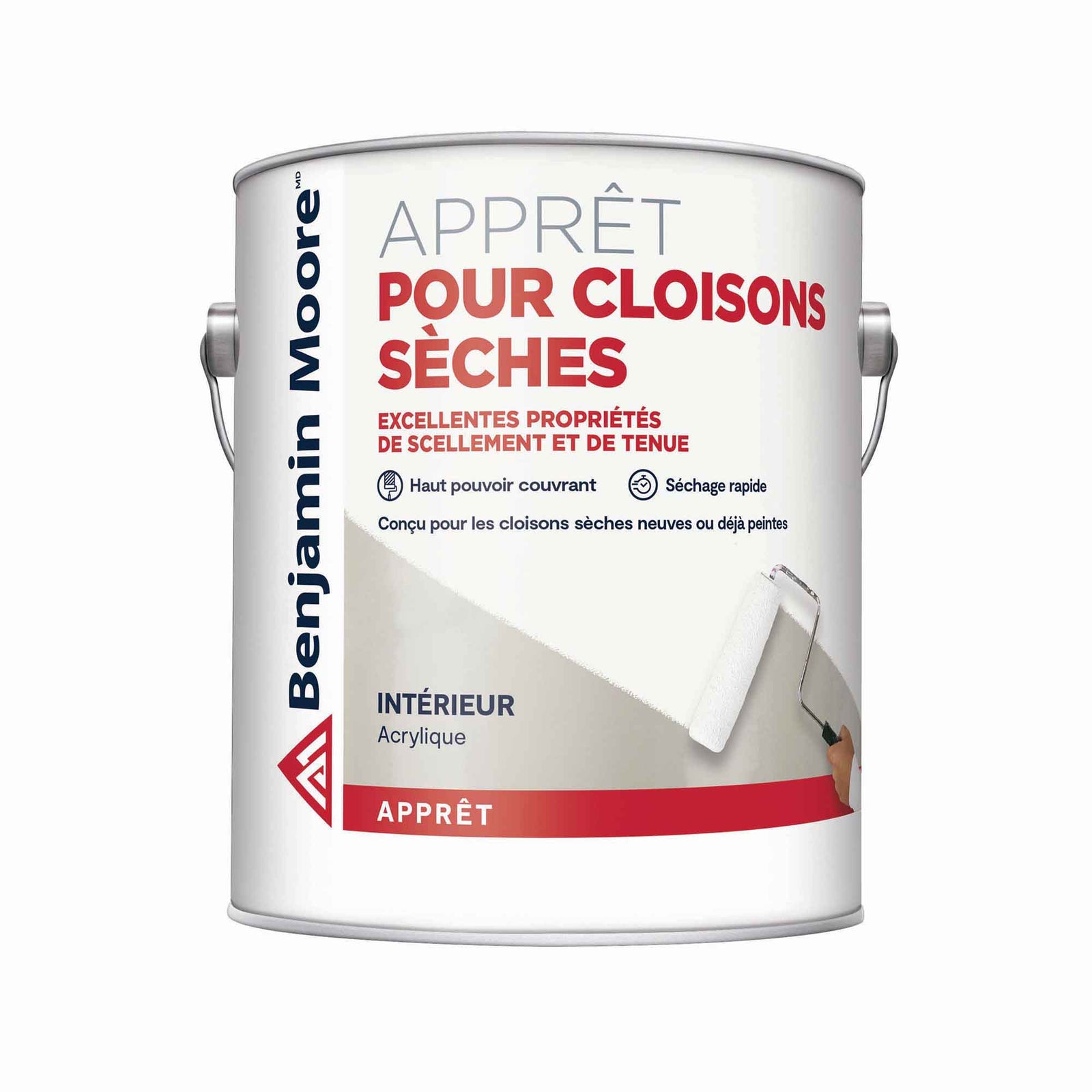 Apprêt d’intérieur pour cloisons sèches blanc, 3,79 L