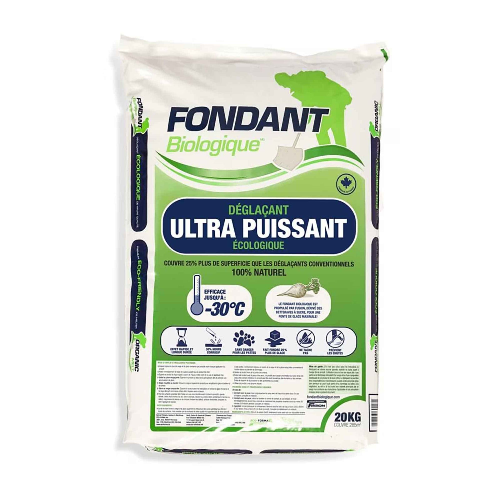 Déglaçant écologique ultra puissant, 20 kg 