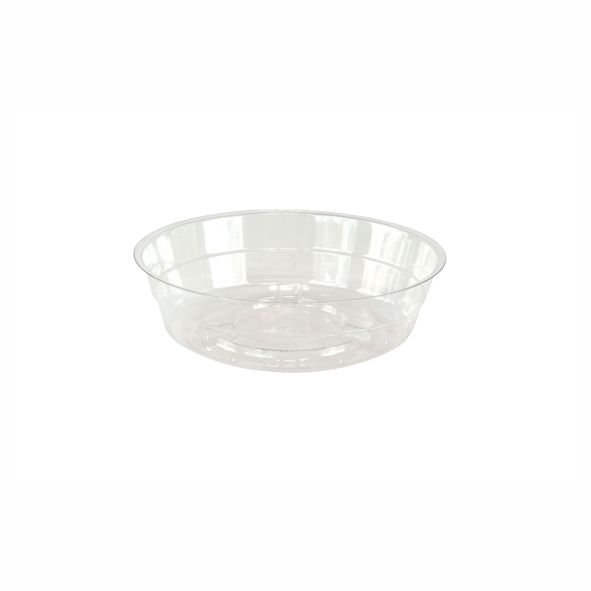 Soucoupe ronde en plastique, 4"