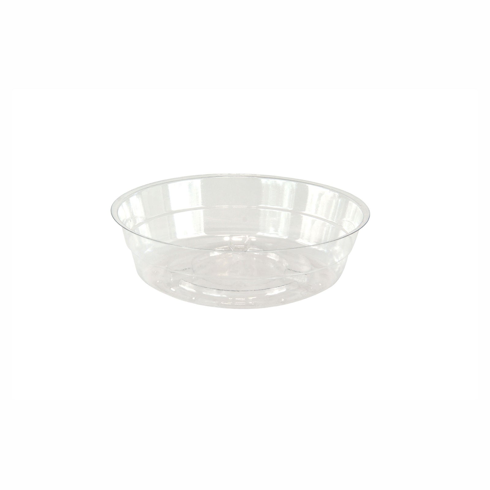 Soucoupe ronde en plastique, 4"