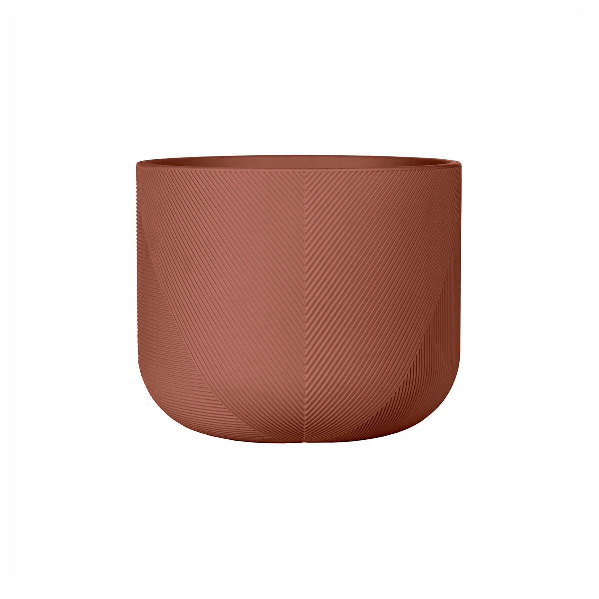 Jardinière Gavin en résine durable, 14" x 11" (argile rose)