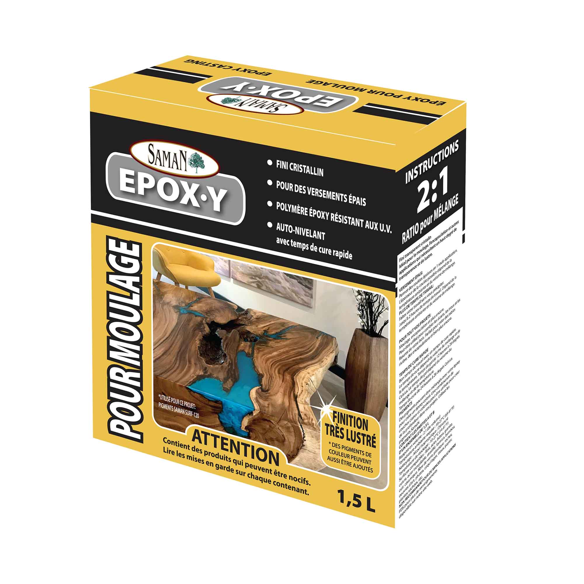 Époxy pour moulage, 1,5 L              