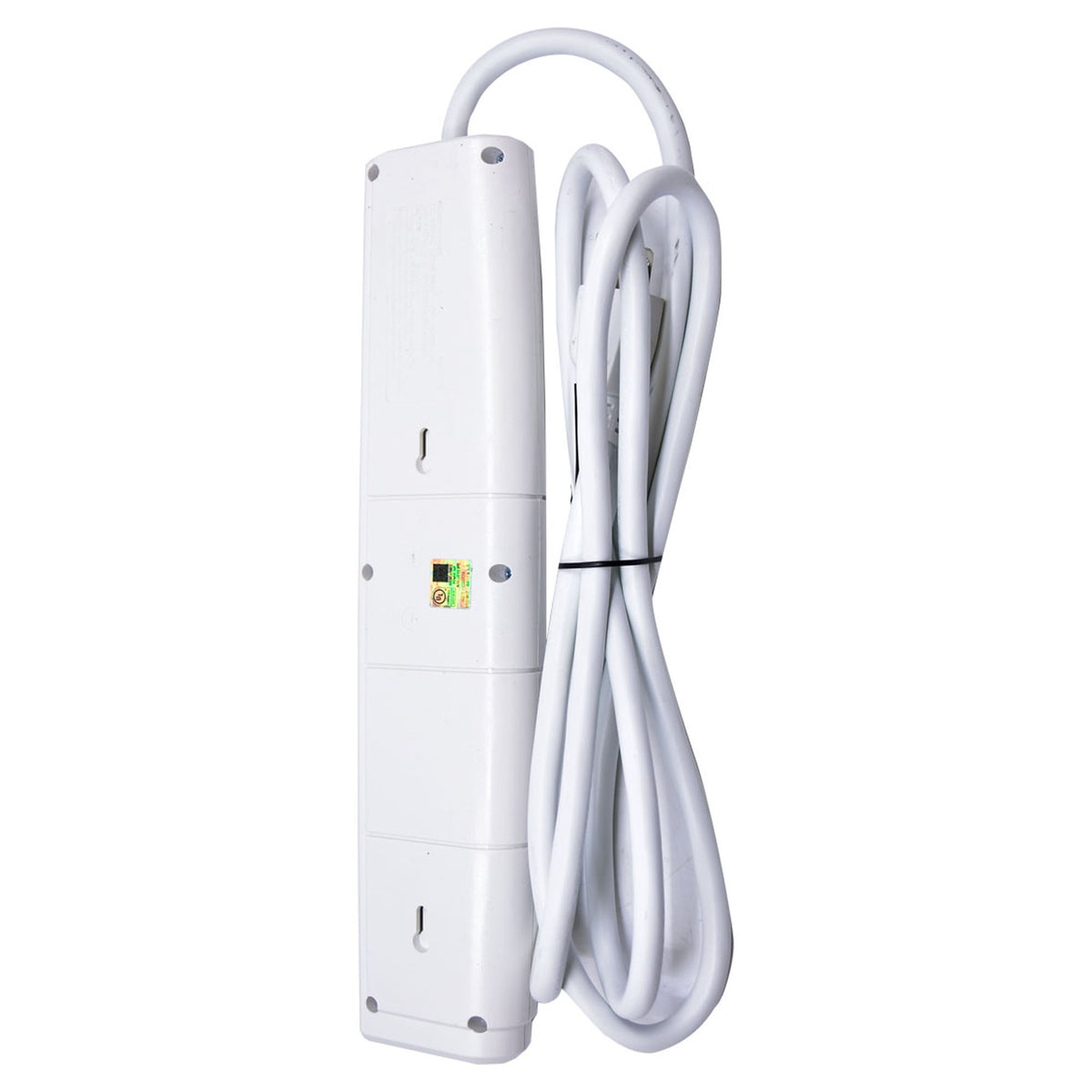Barre multiprise parafoudre à 6 prises avec prises USB, 6' (blanc)