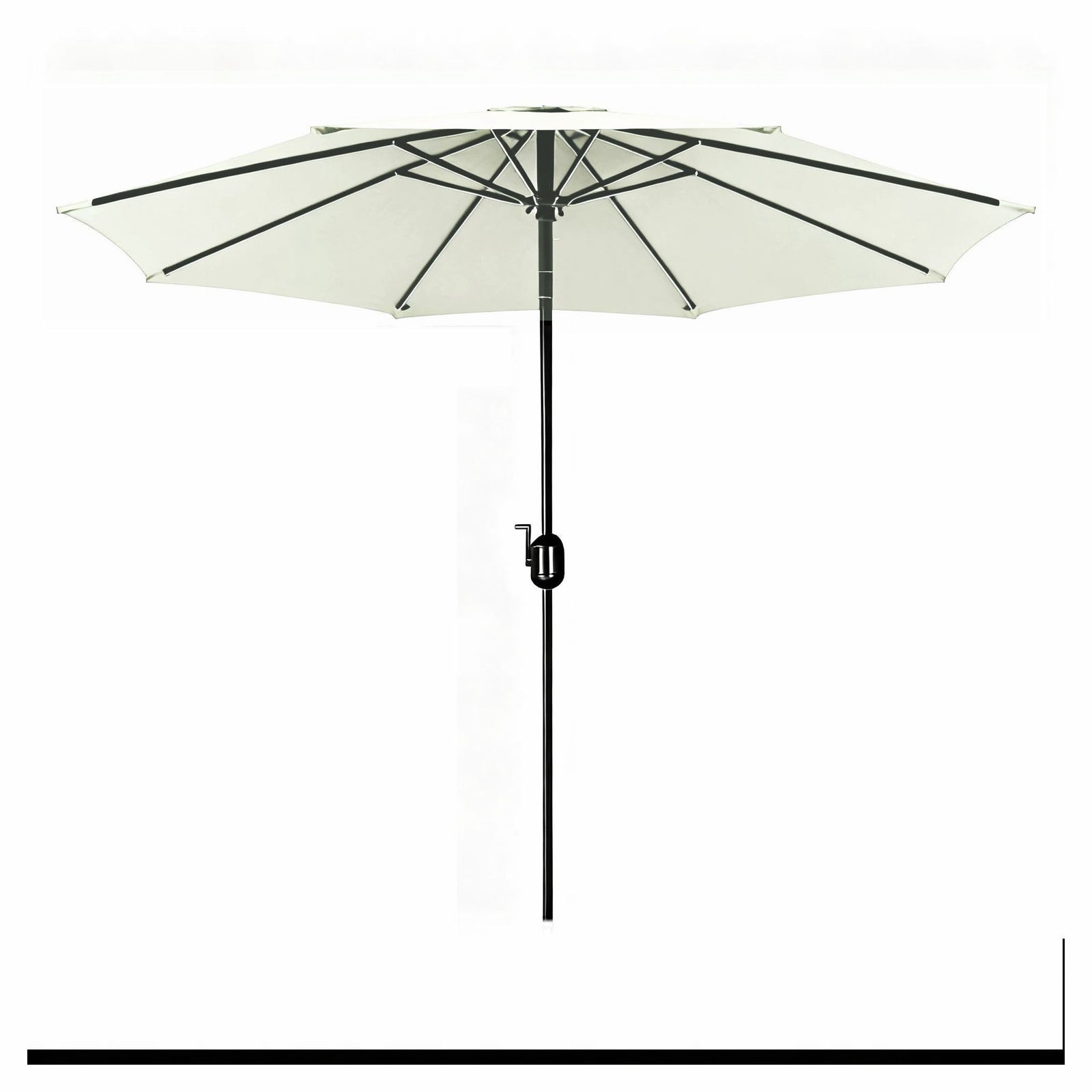 Parasol de marché en aluminium de 9', vert doux
