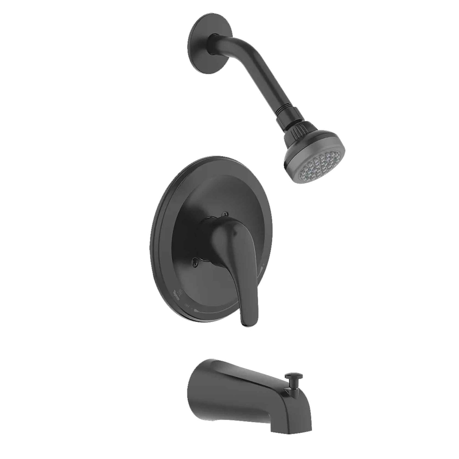 Robinet de bain et douche Infinity, noir mat