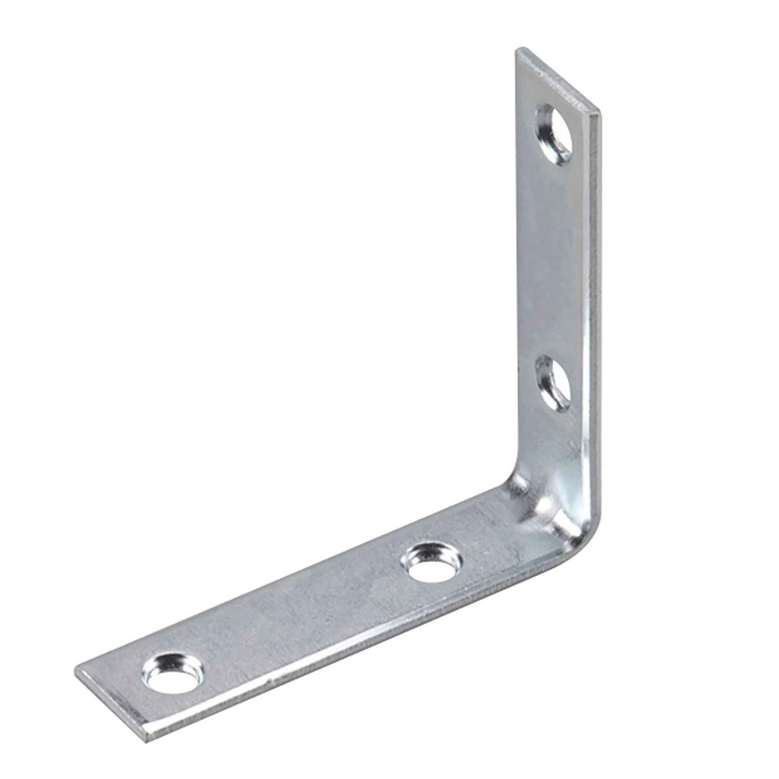 Renfort de coin au fini zinc de 3/4'' de large, emballage de 20 unités