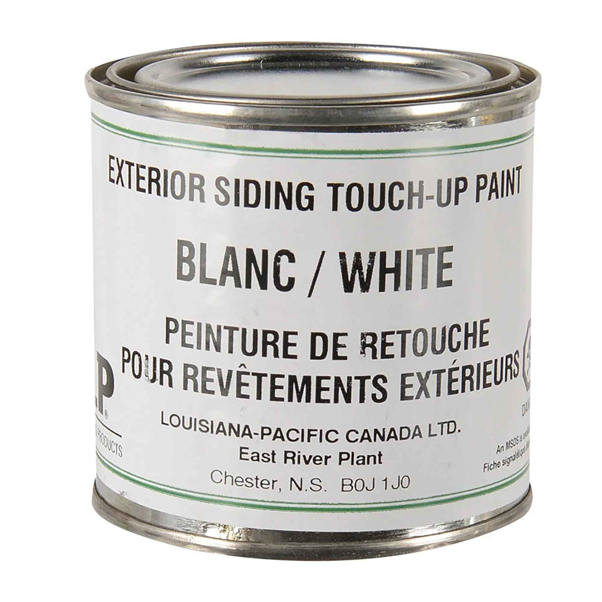 Peinture de retouche pour revêtements extérieurs 284 ml, blanc