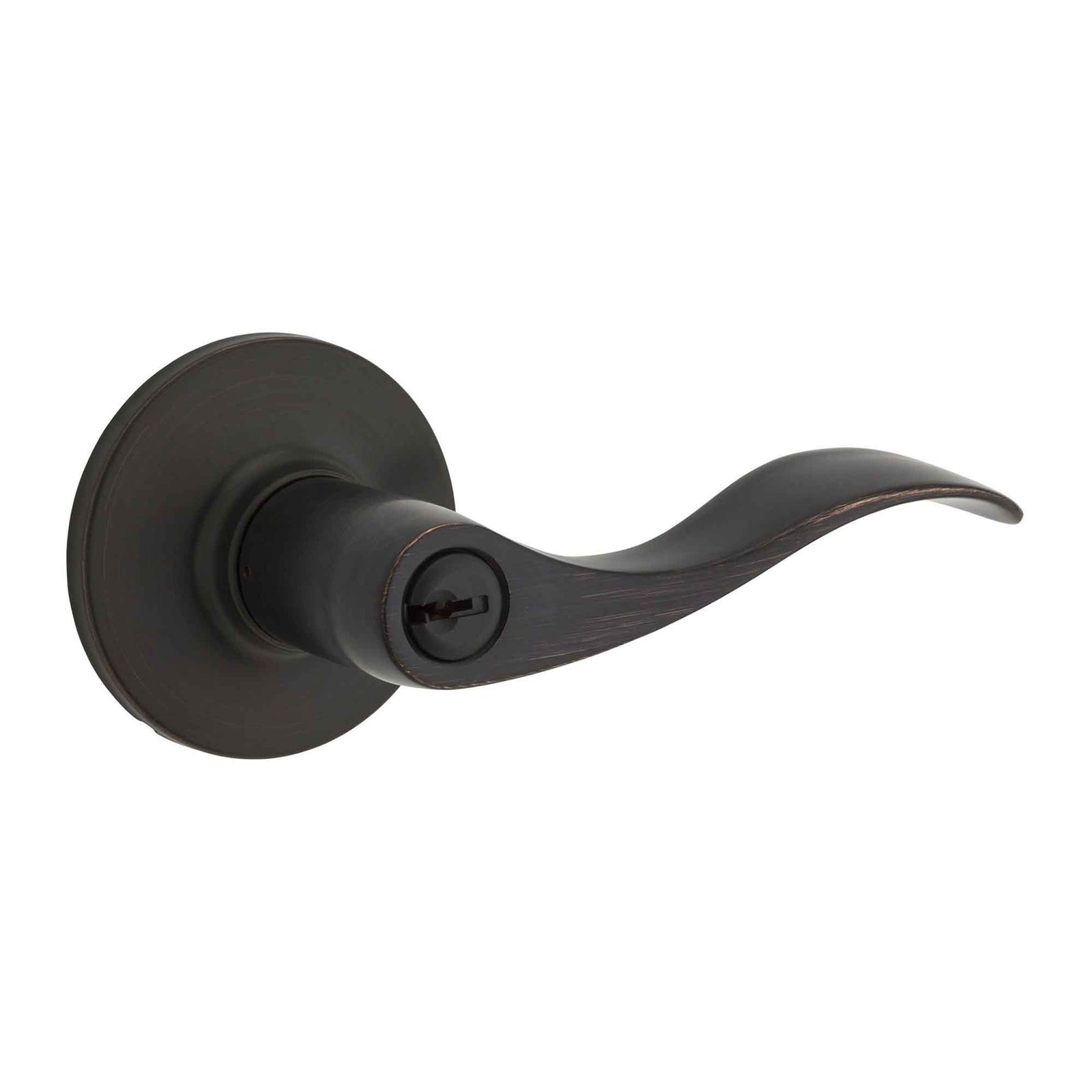 Poignée à levier à clé Safe Lock Layton, bronze vénitien