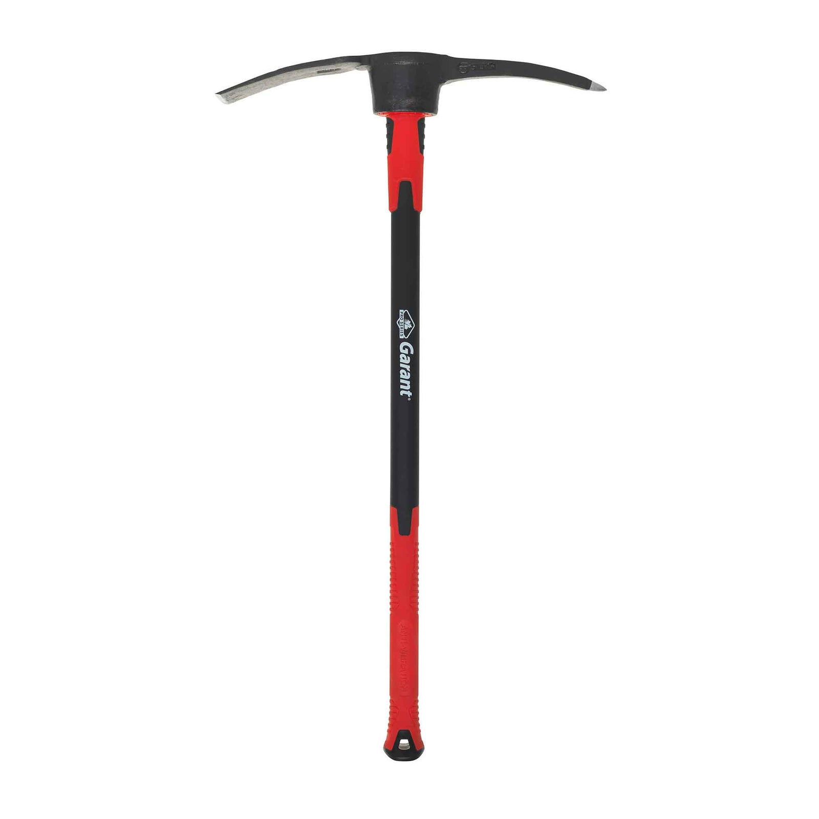 Pic et pioche de 5 lb en fer forgé avec manche en fibre de verre, 35''