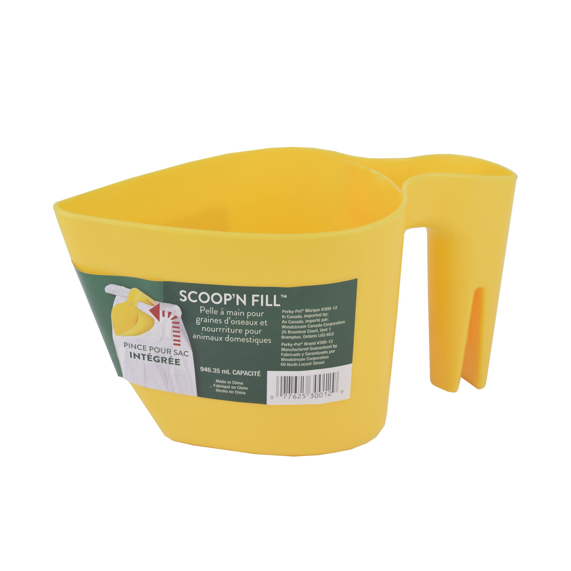 Pelle à main pour graines d’oiseaux Scoop'N Fill, 4 tasses de graines