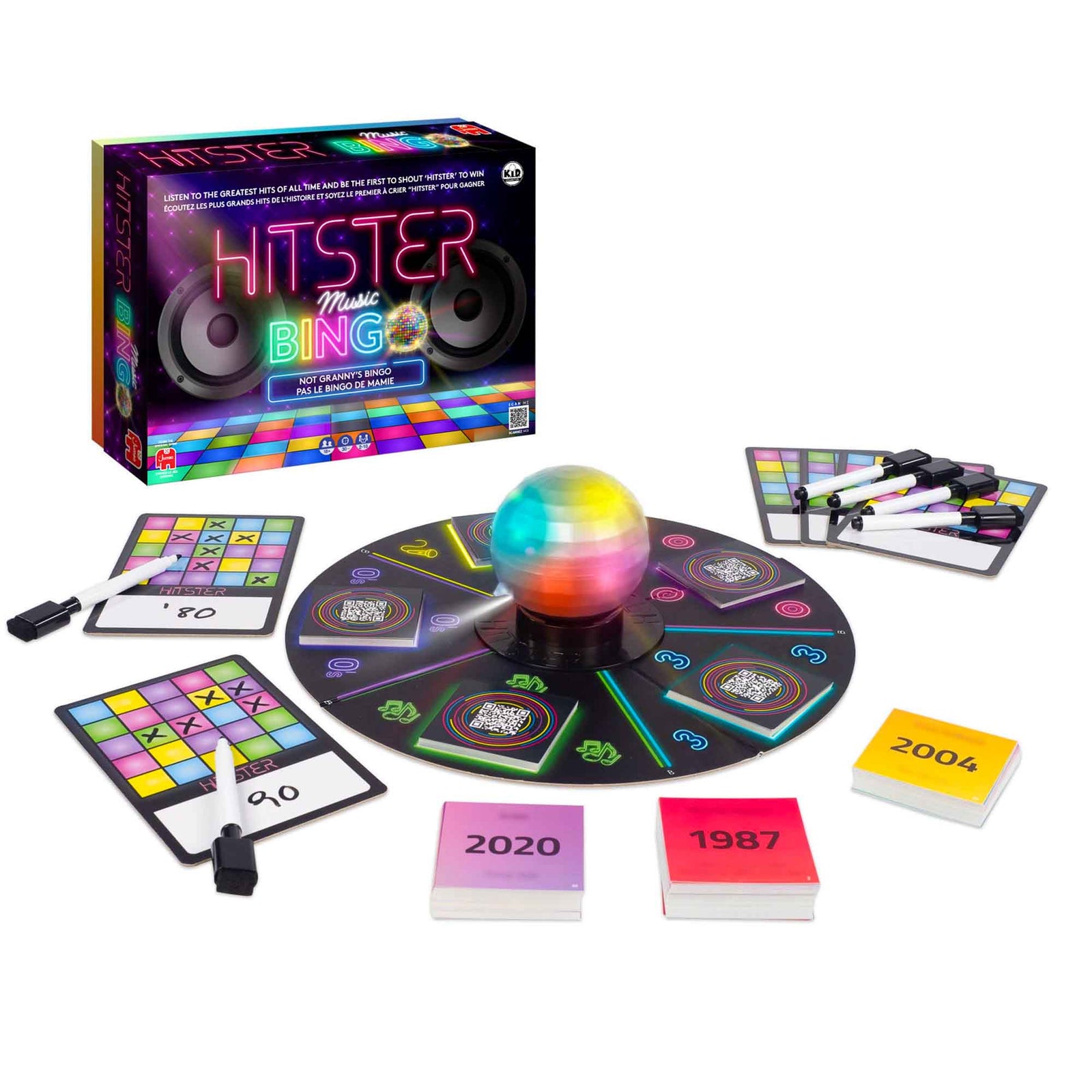 Jeu de Hitster Music Bingo, 2 à 10 joueurs