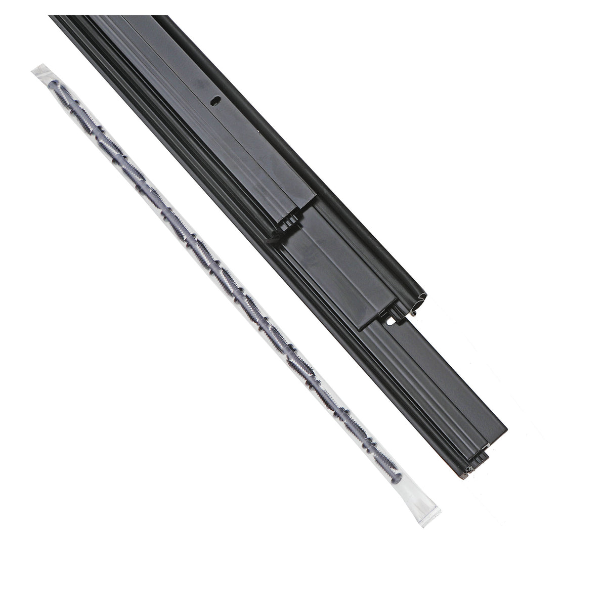 Trousse complète de remplacement de contour de porte aimanté en élastomère, noir