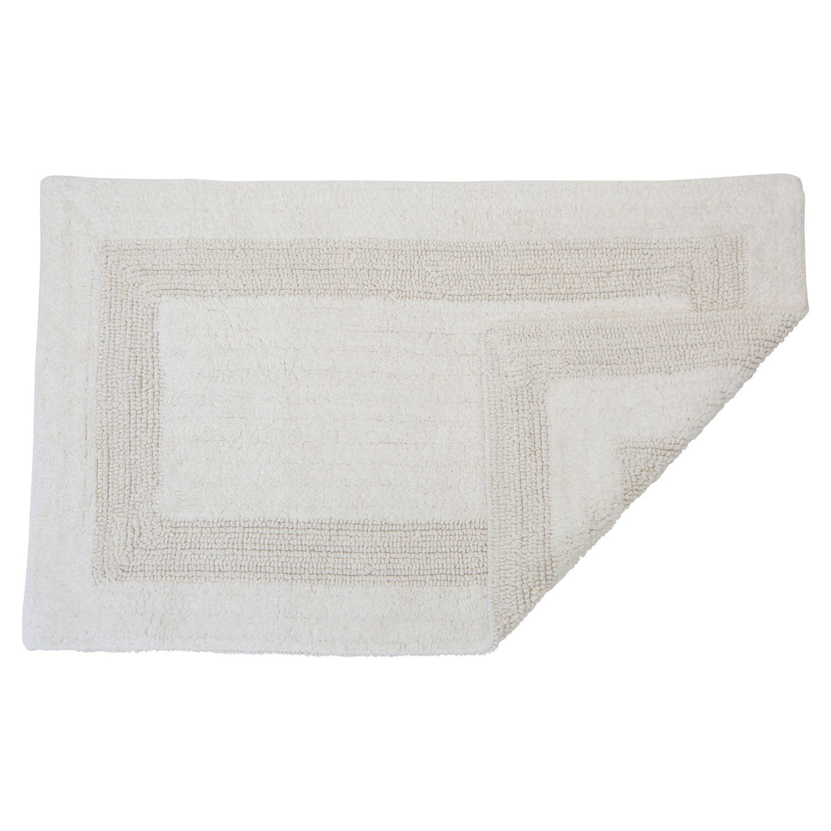 Tapis de bain Serenity réversible, ivoire