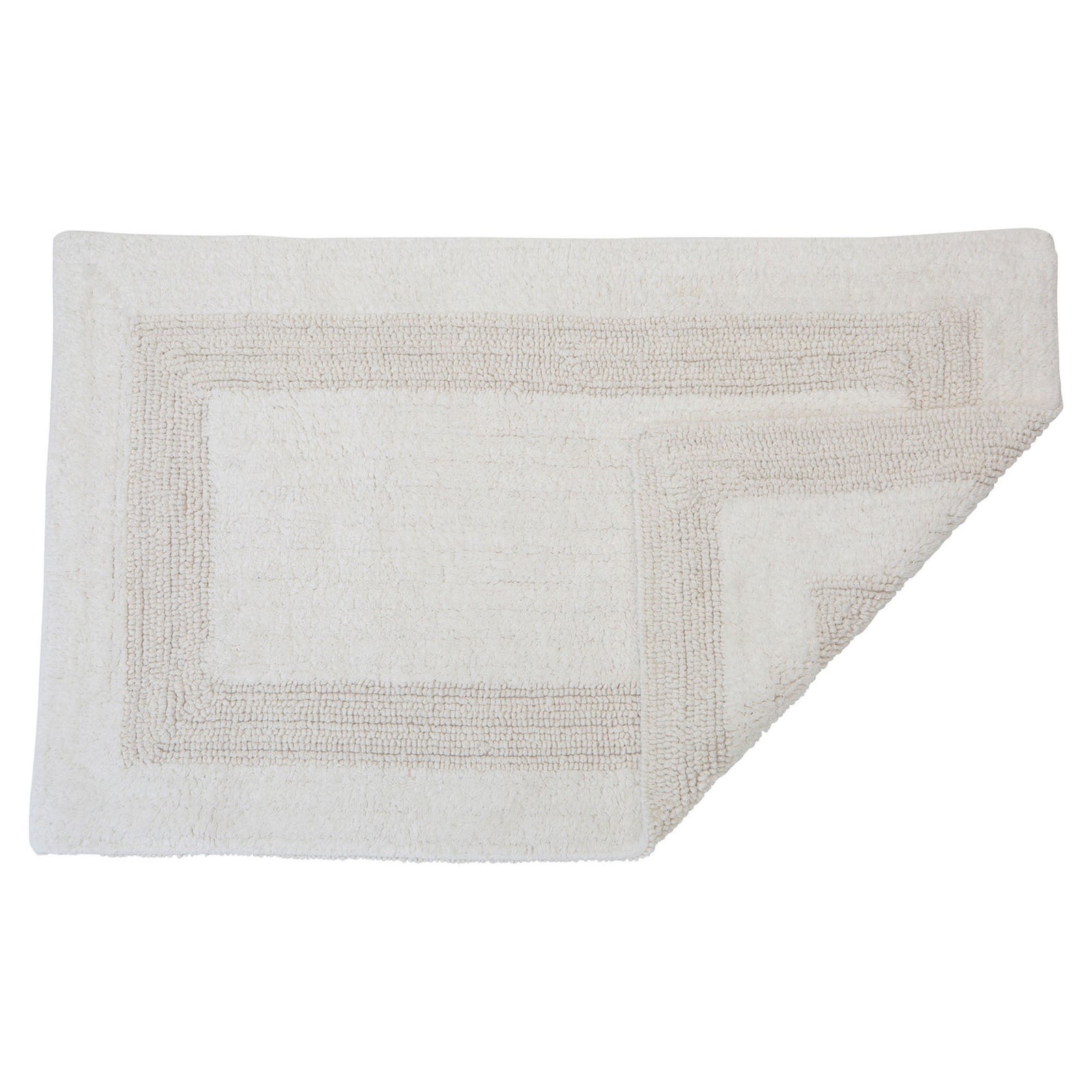 Tapis de bain Serenity réversible, ivoire