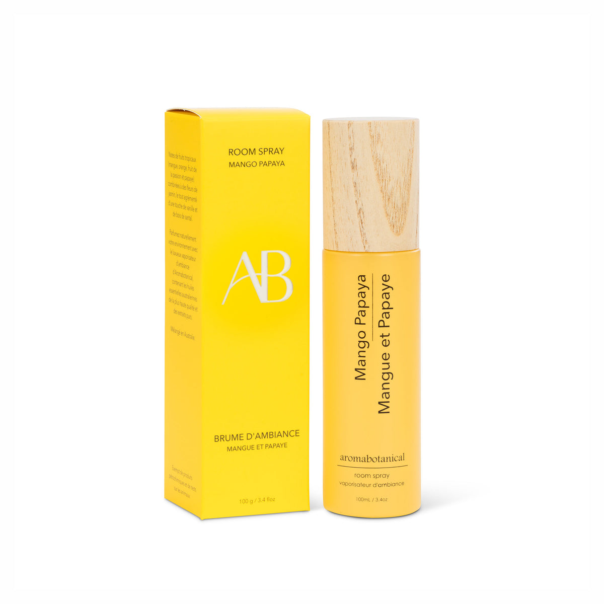 Brume d’ambiance de 100 ml, mangue et papaye
