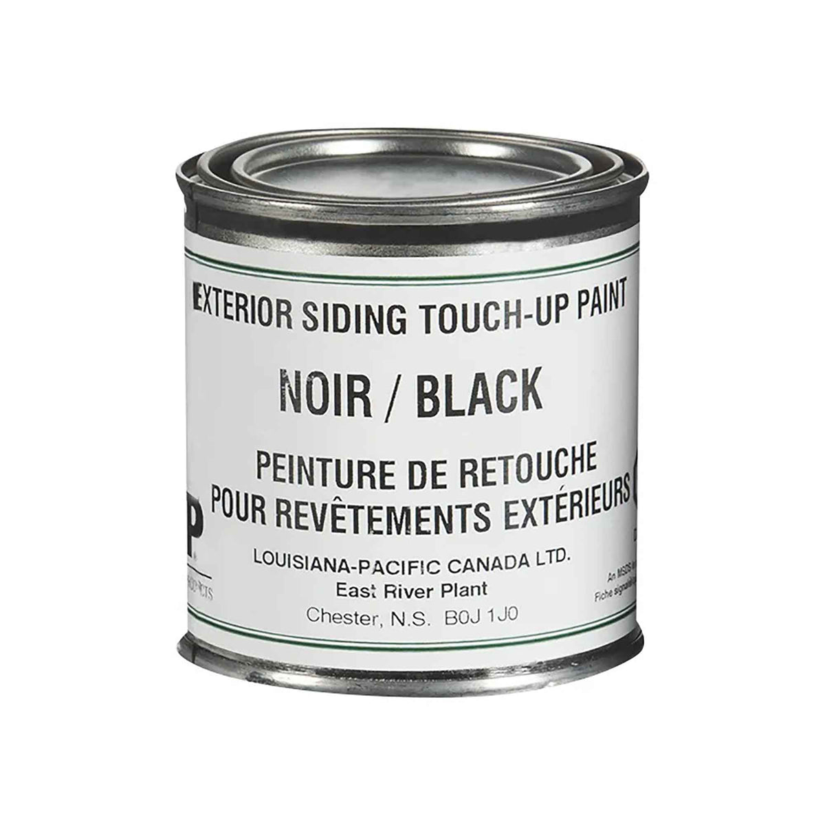 Peinture de retouche pour revêtements extérieurs 284 ml, noir