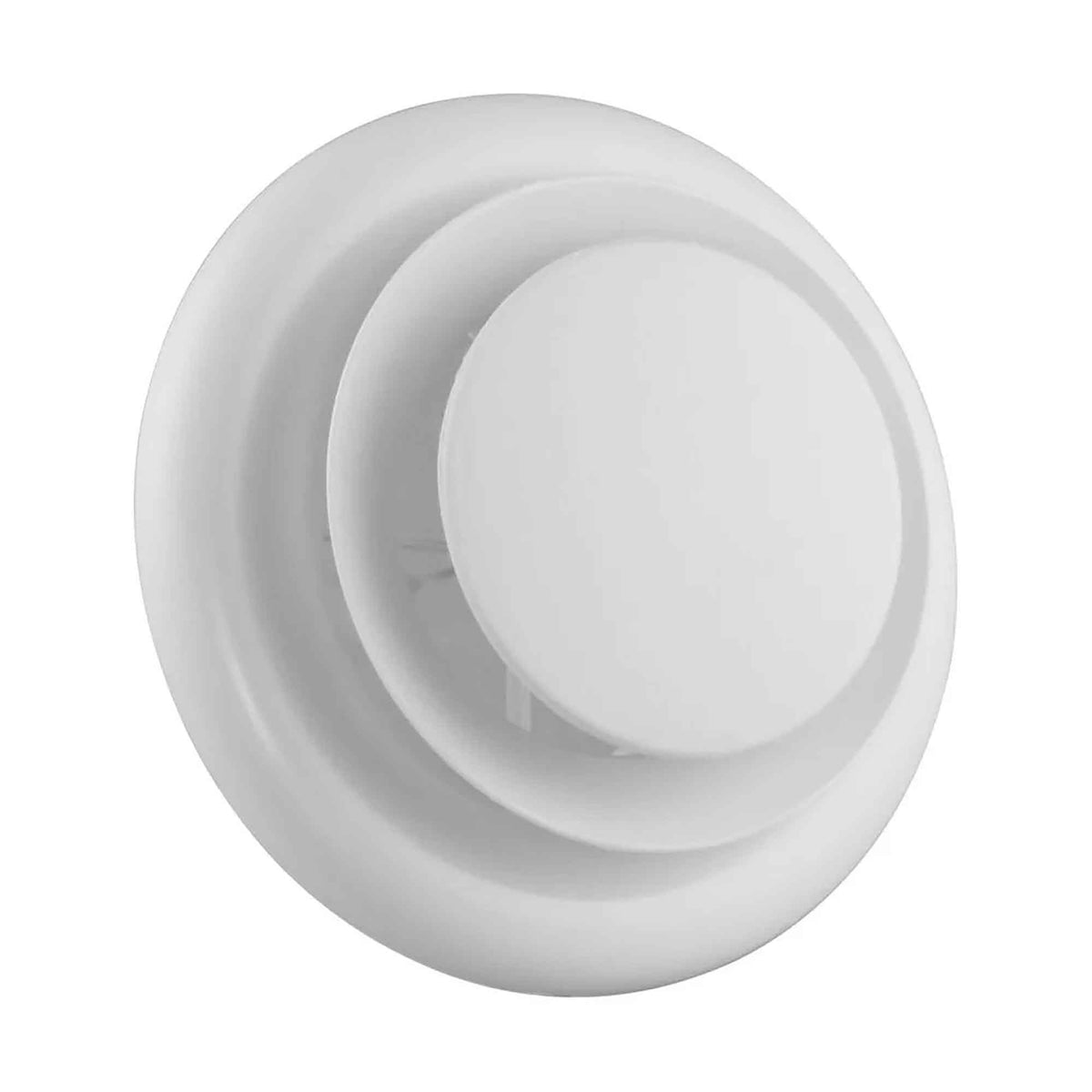 Diffuseur d’air rond pour ventilation en blanc, 5&quot; à 6&quot;