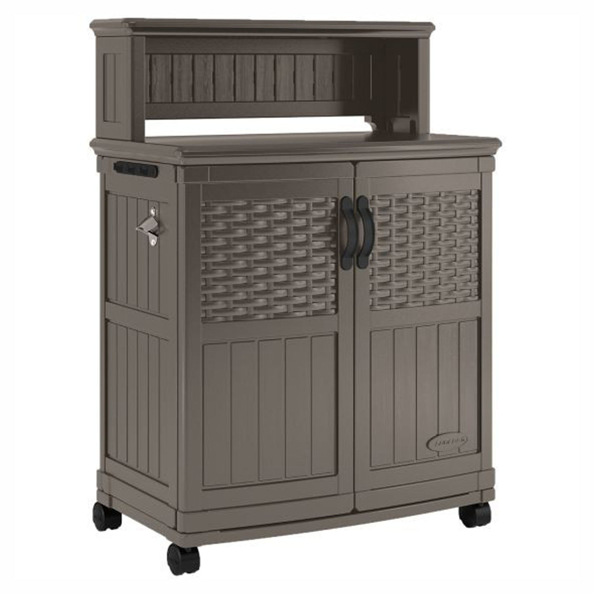Station de rangement et de préparation pour terrasse, 47 gallons