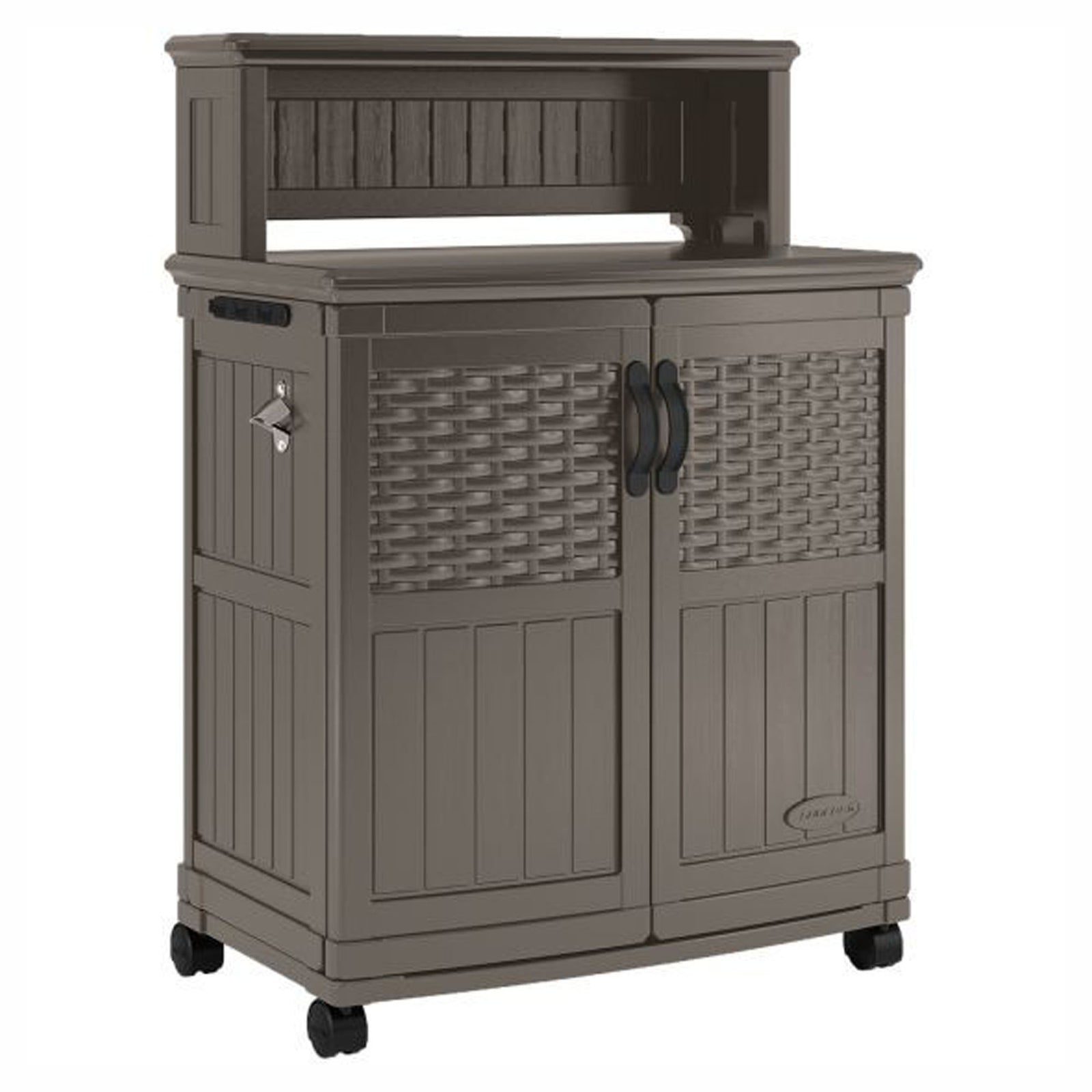 Station de rangement et de préparation pour terrasse, 47 gallons
