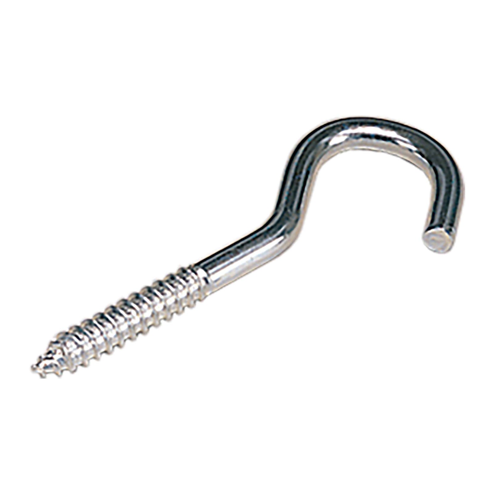 Crochet en aluminium plaqué de zinc pour corde à linge, 4''