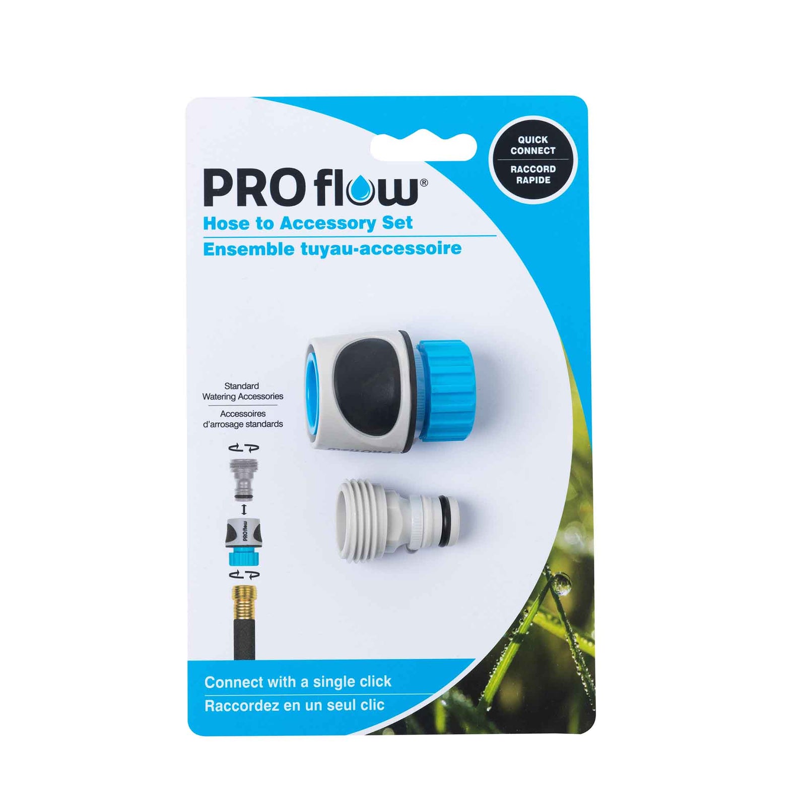 Ensemble d’accessoire pour tuyau-accessoire en plastique