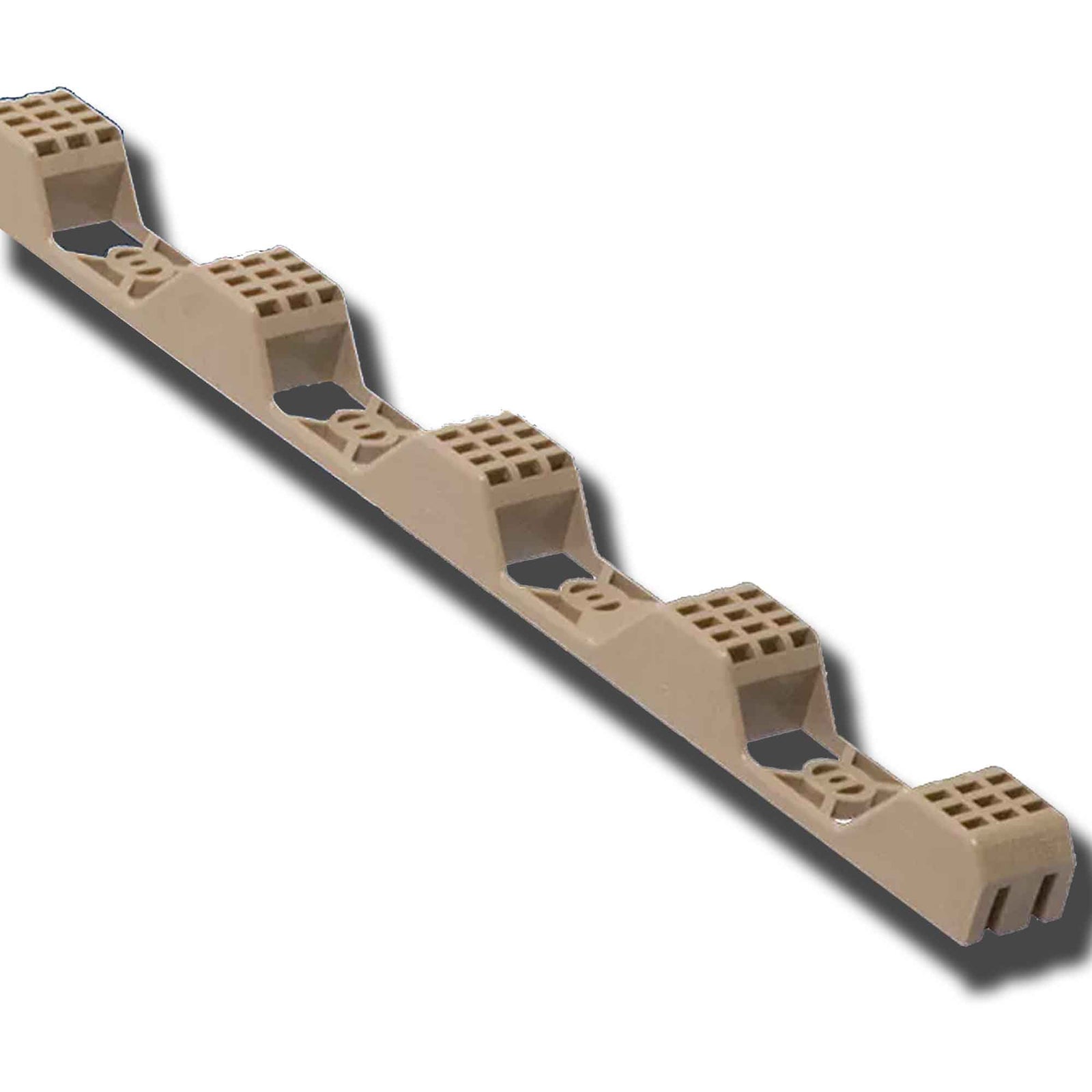 Bande d'installation horizontale pour panneau ondulé Palruf, 2' (6 unités)