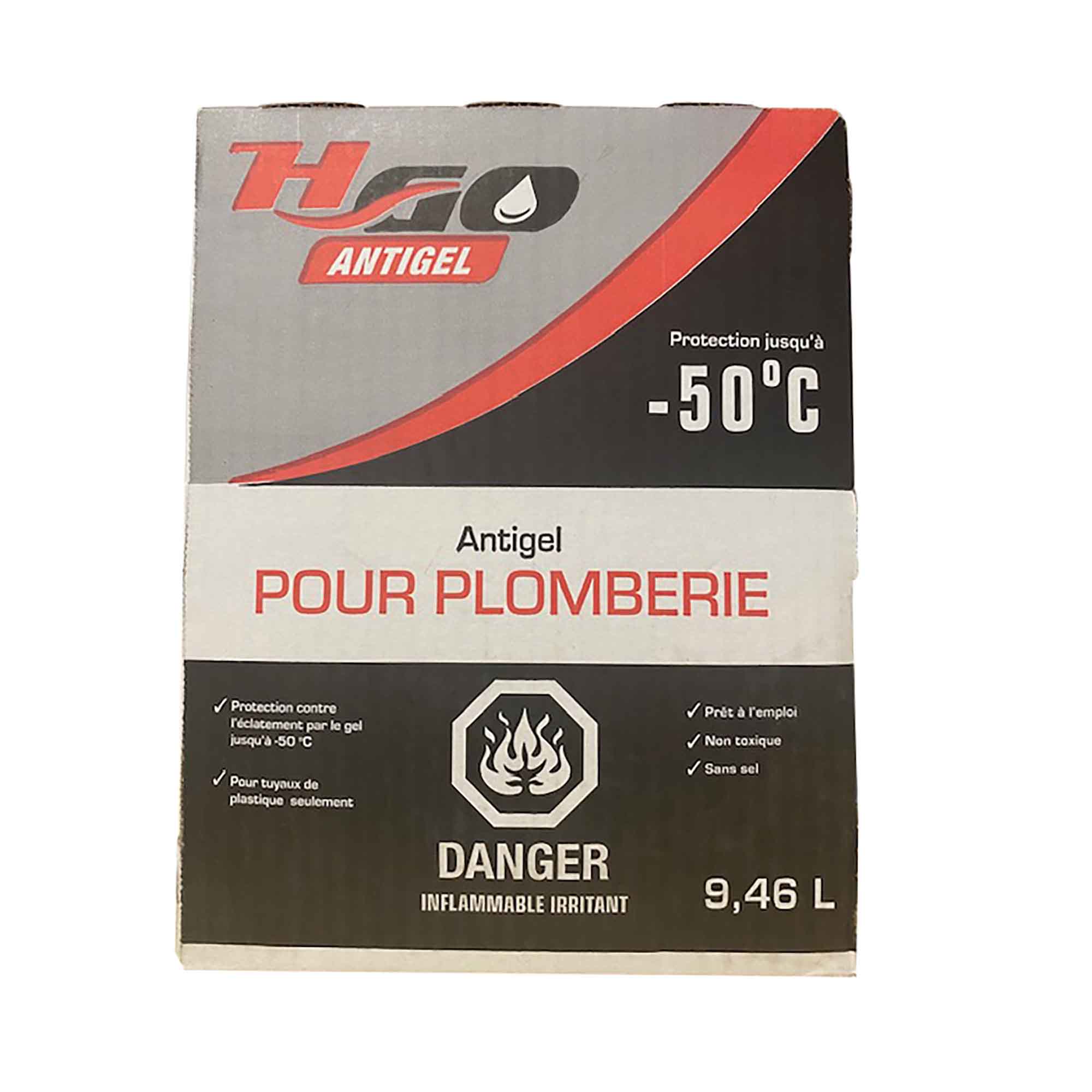 Antigel de plomberie jusqu'à -50 °C, 9,46 L