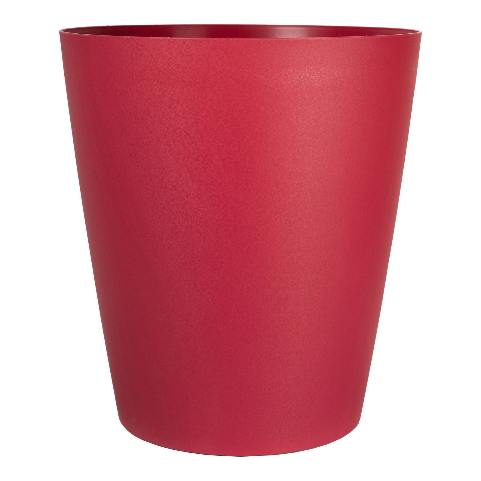 Jardinière Bistro ronde et rouge, 12'' x 13,63''